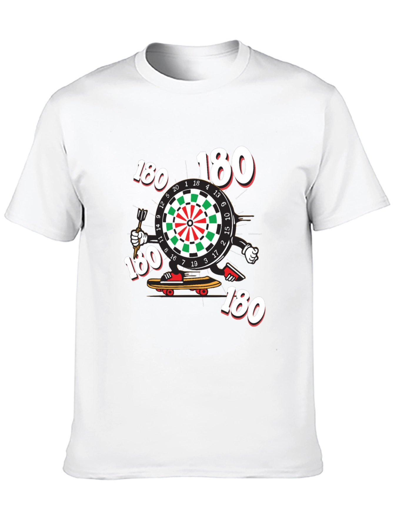 Darts 180 Graphic Black T-Shirt