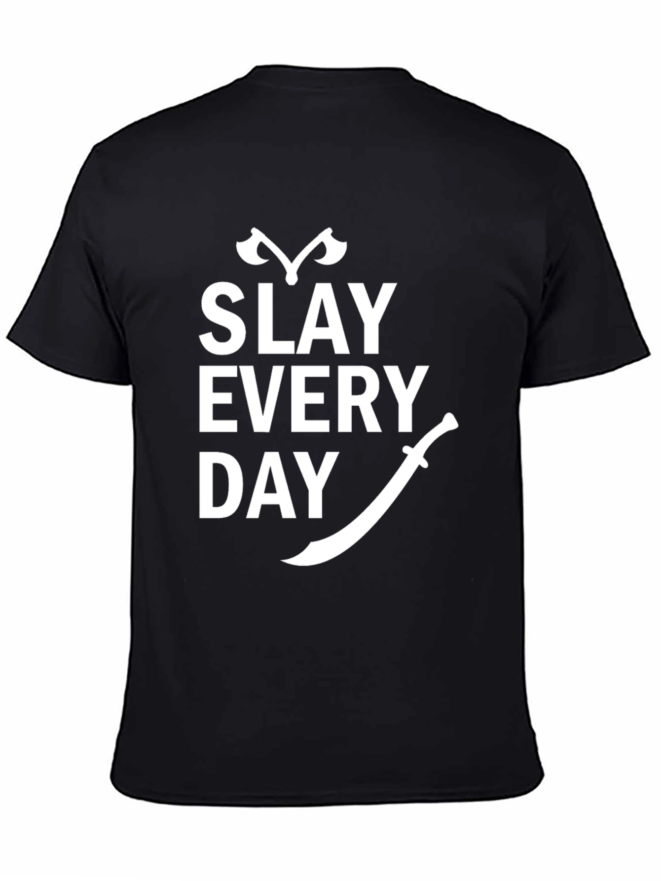 Slay Every Day Graphic Tee - Black