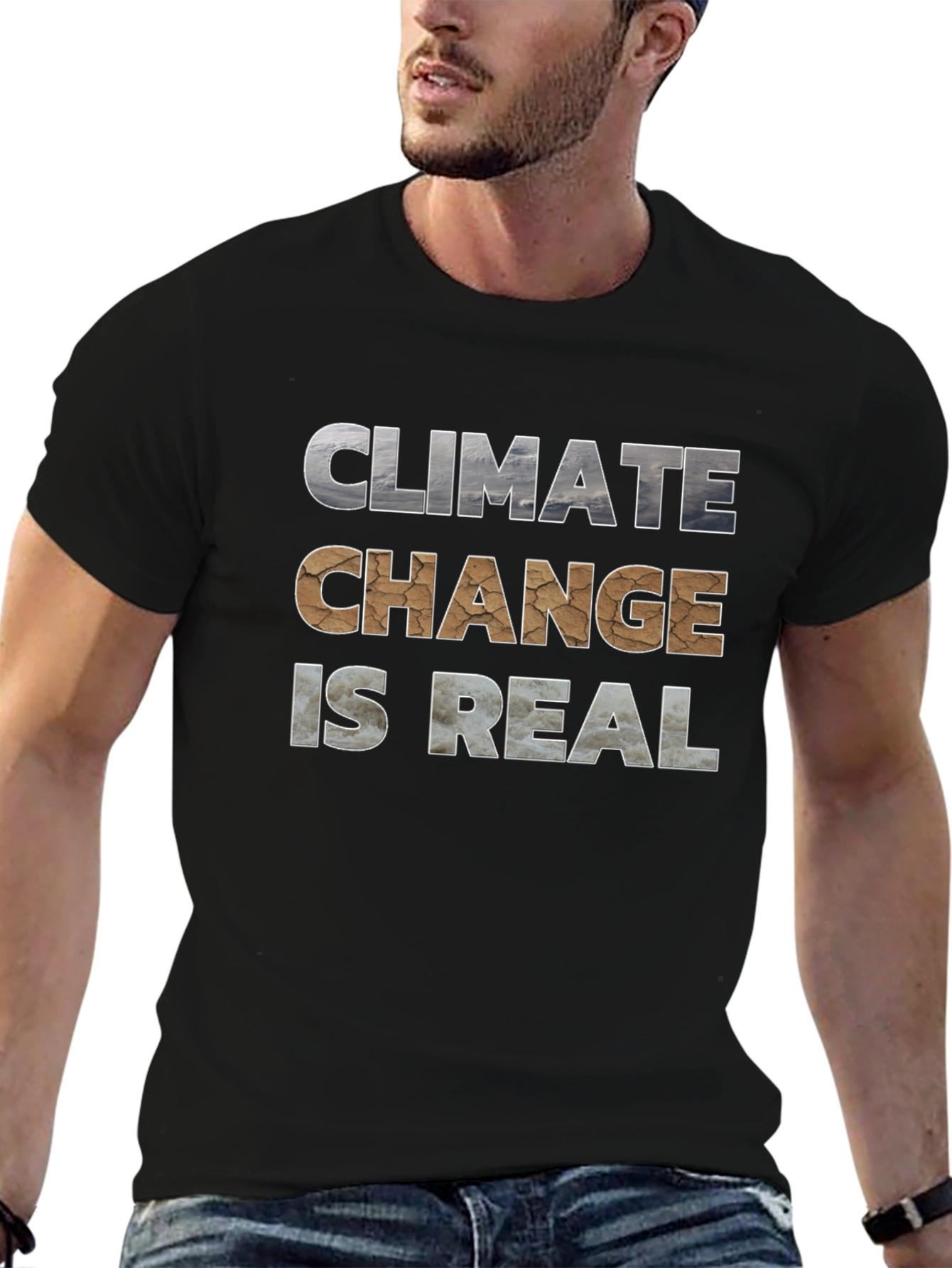 Climate Change is Real Graphic T-Shirt