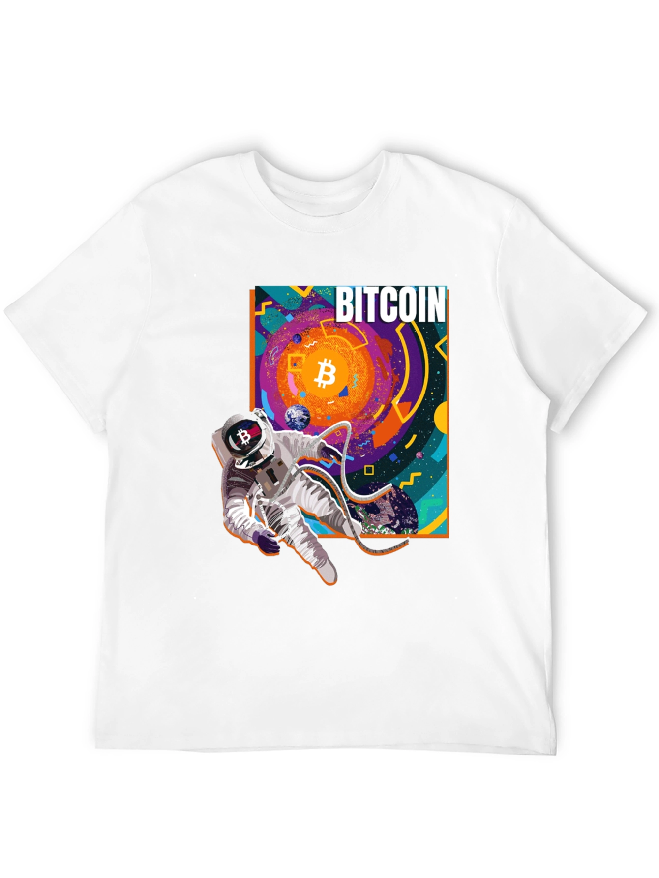Bitcoin Astronaut Black T-Shirt
