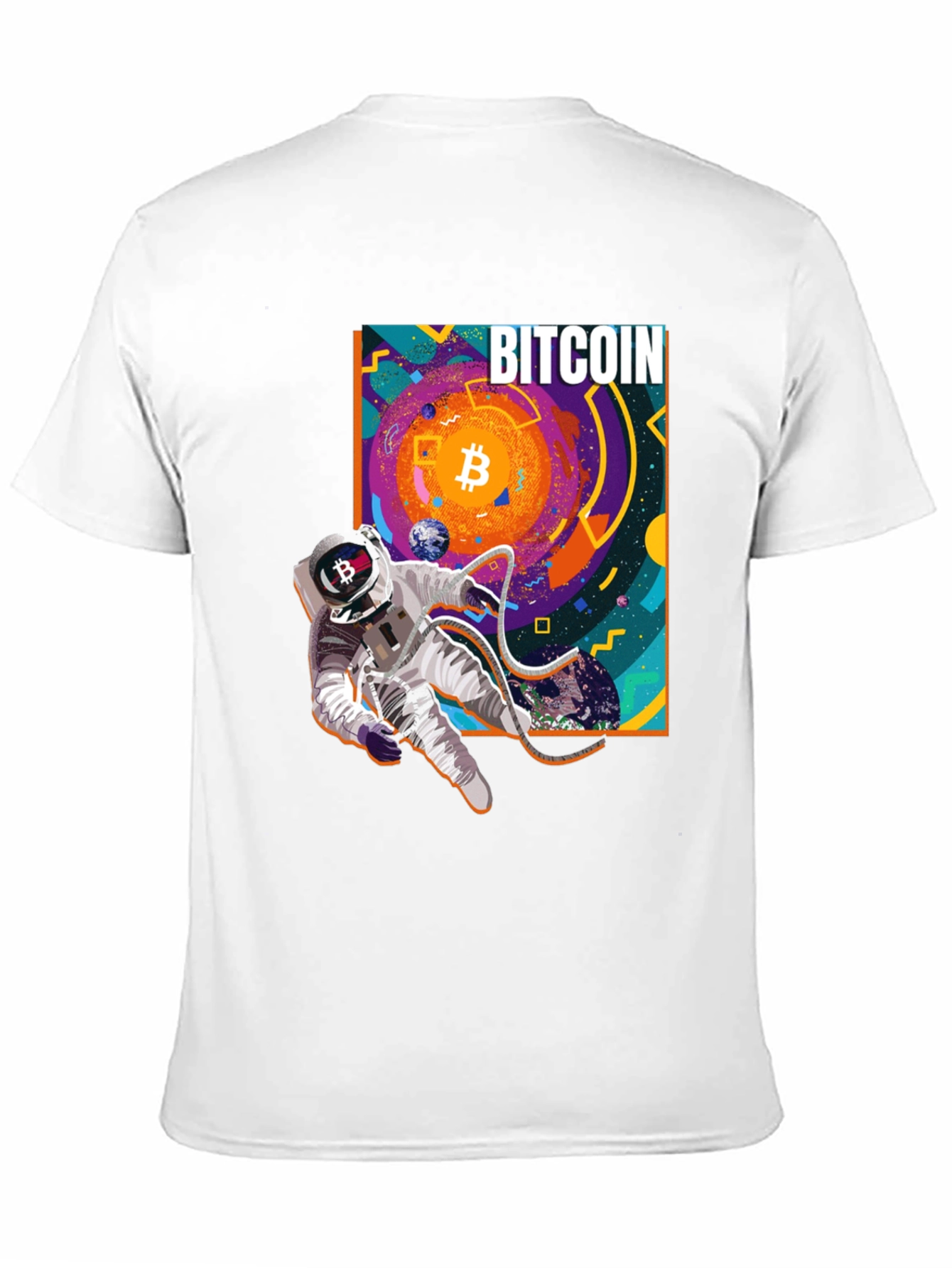 Bitcoin Astronaut Black T-Shirt