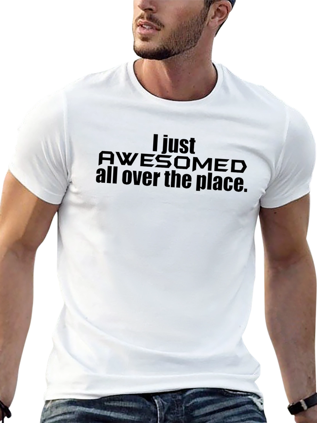 Awesome All Over T-Shirt - Stylish Graphic Tee