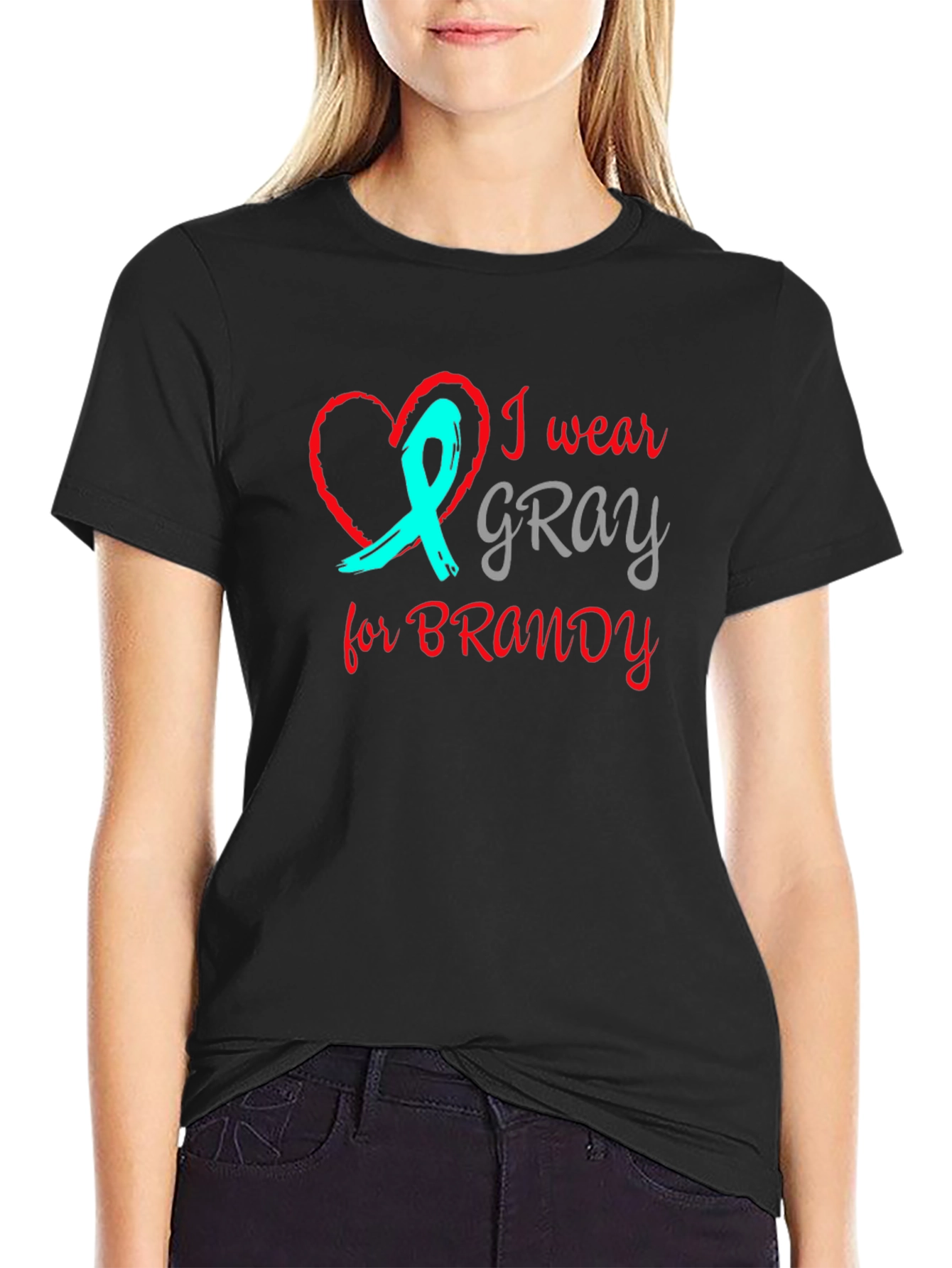 I Wear Gray For Brandy T-Shirt