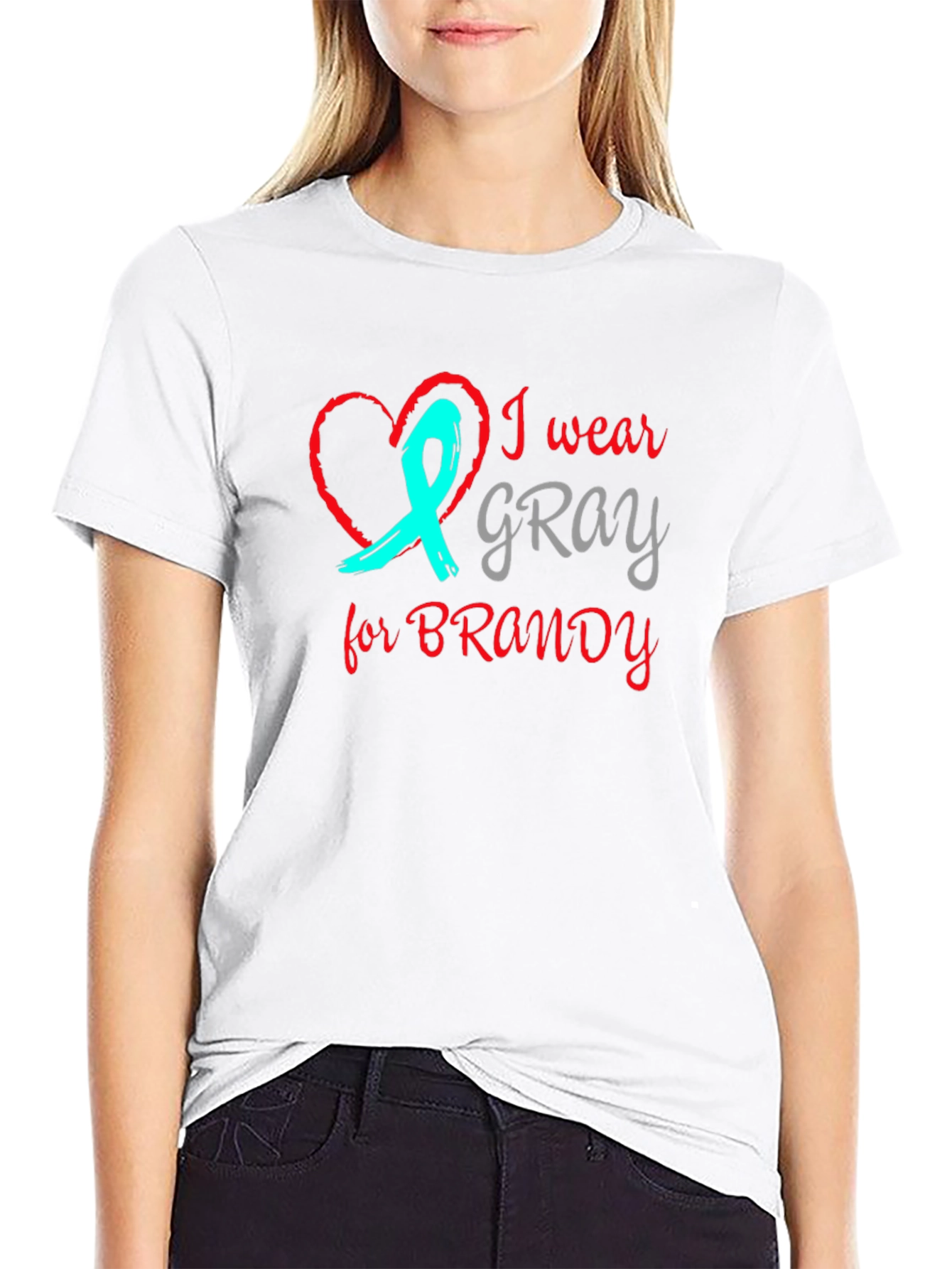 I Wear Gray For Brandy T-Shirt