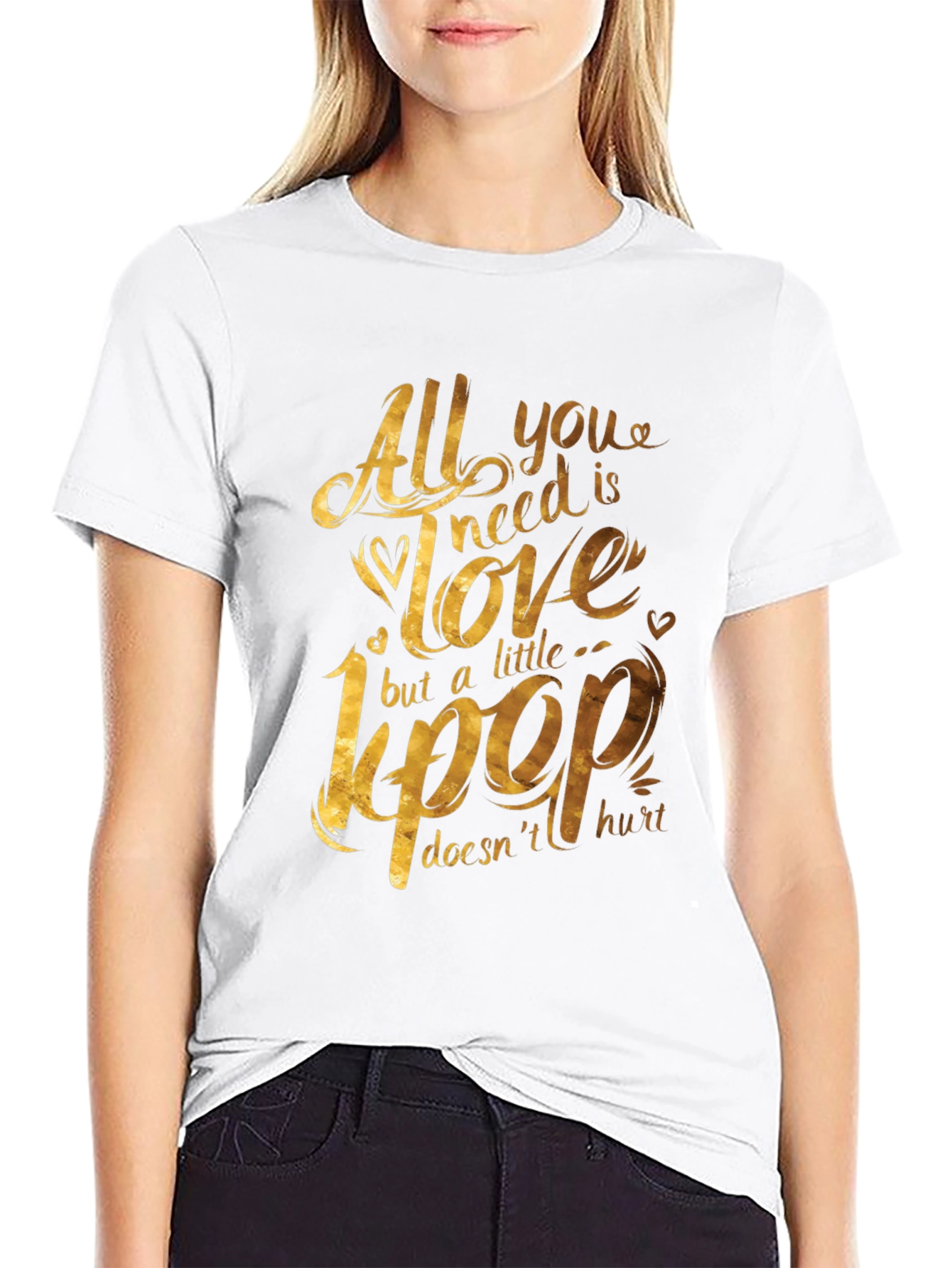 KPOP Love Graphic T-Shirt - Gildan Softstyle