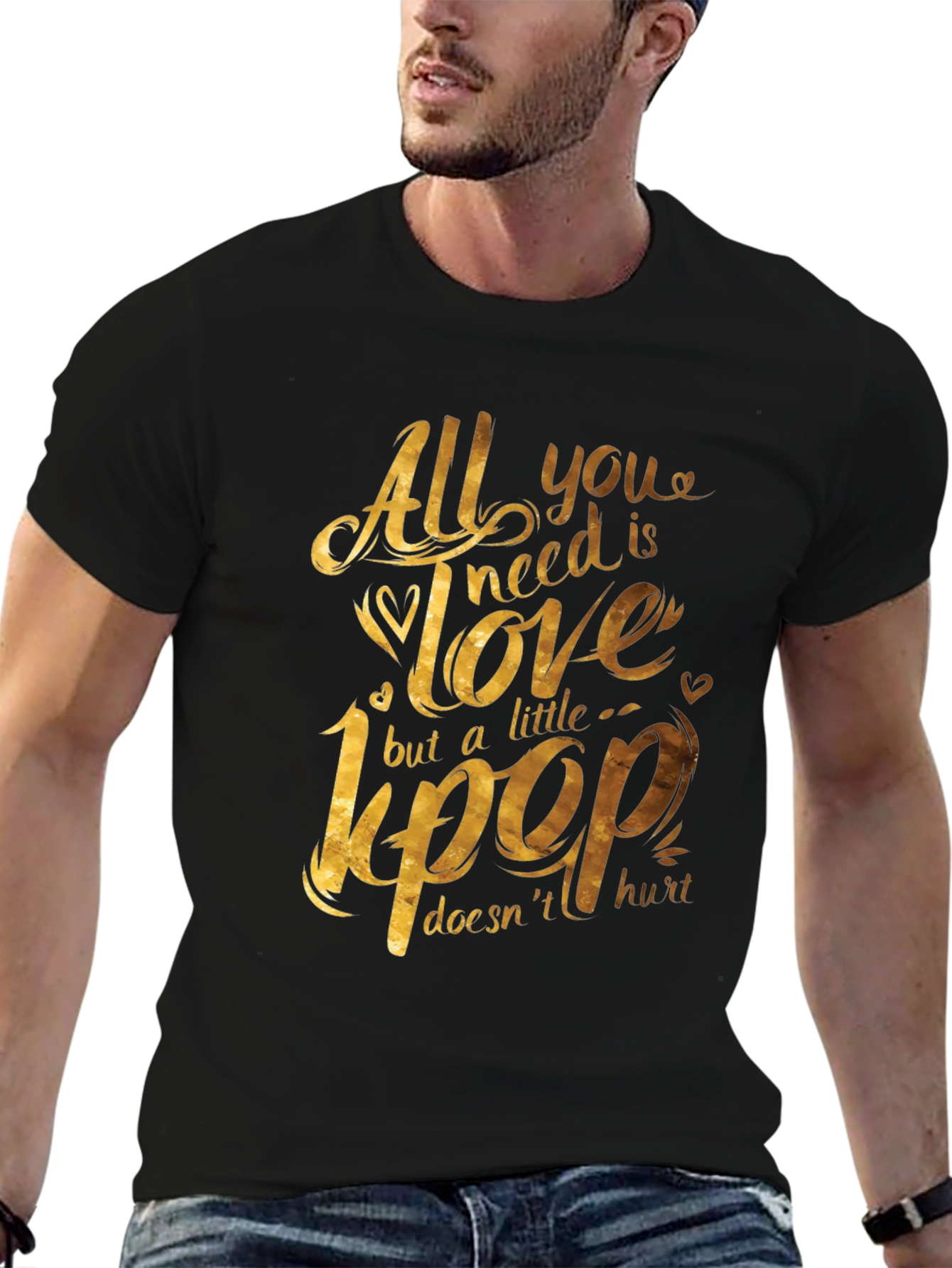 KPOP Love Graphic T-Shirt - Gildan Softstyle