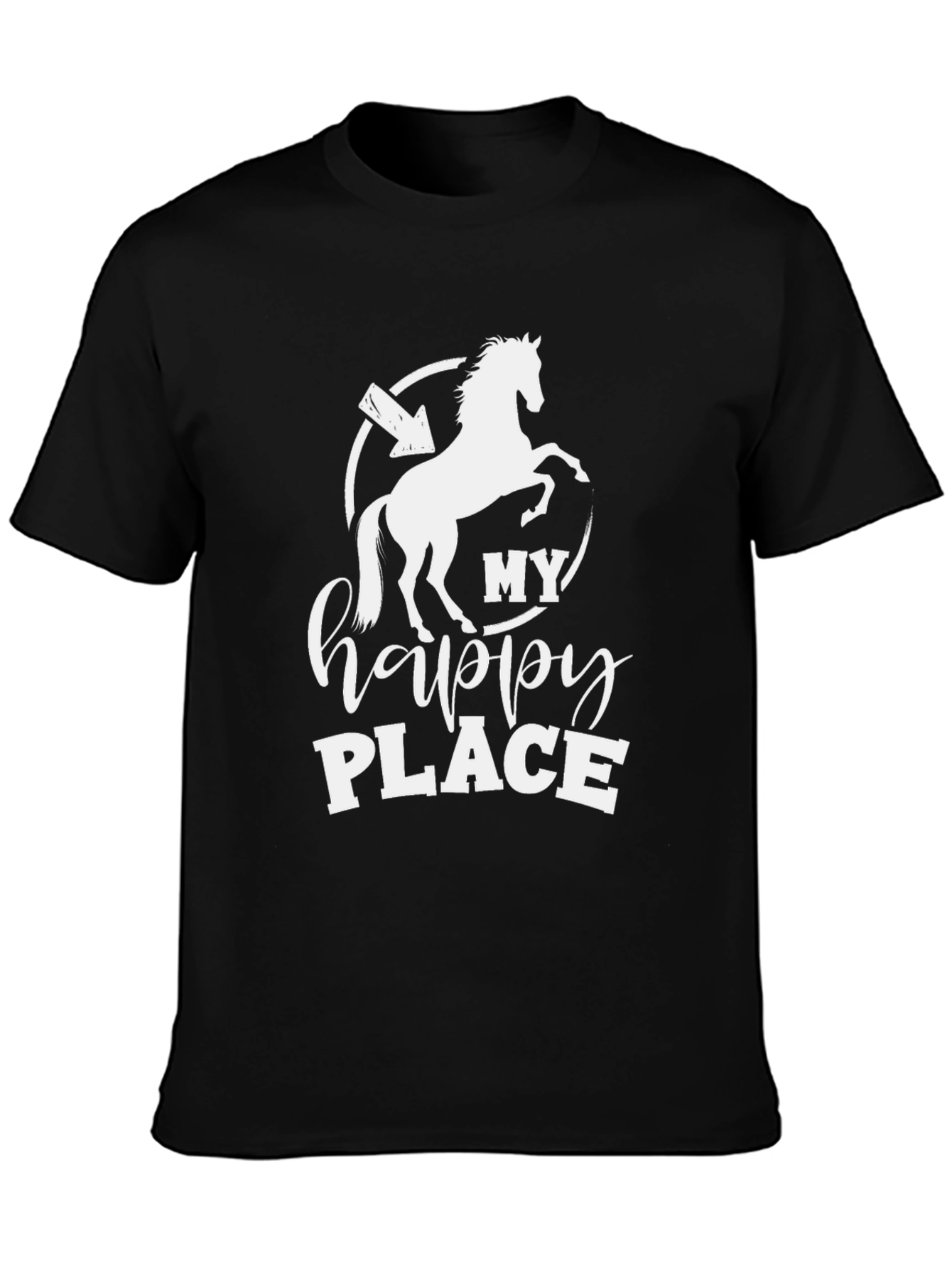 Horse Lover T-Shirt - My Happy Place Tee