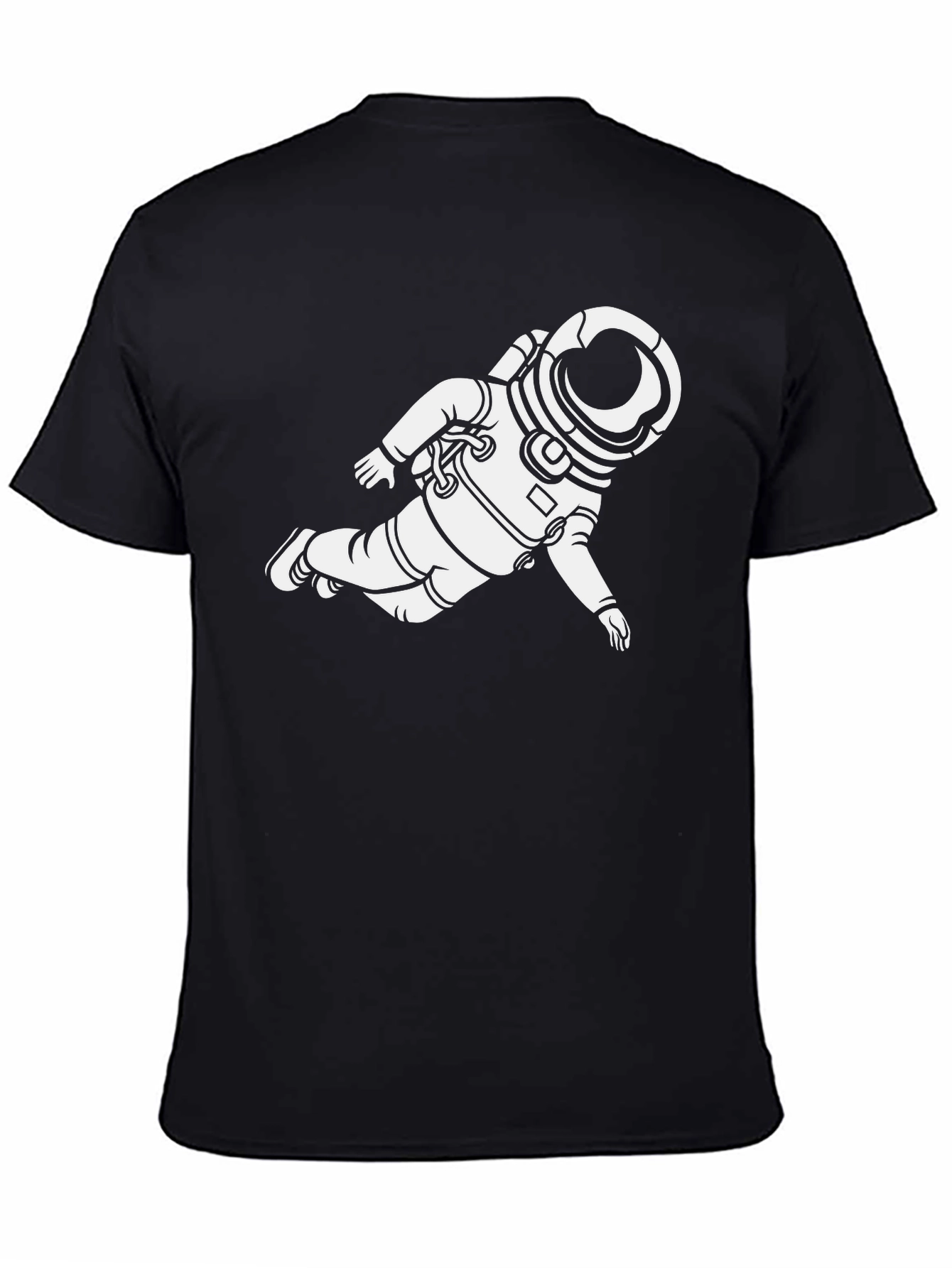 Astronaut Graphic Black T-Shirt