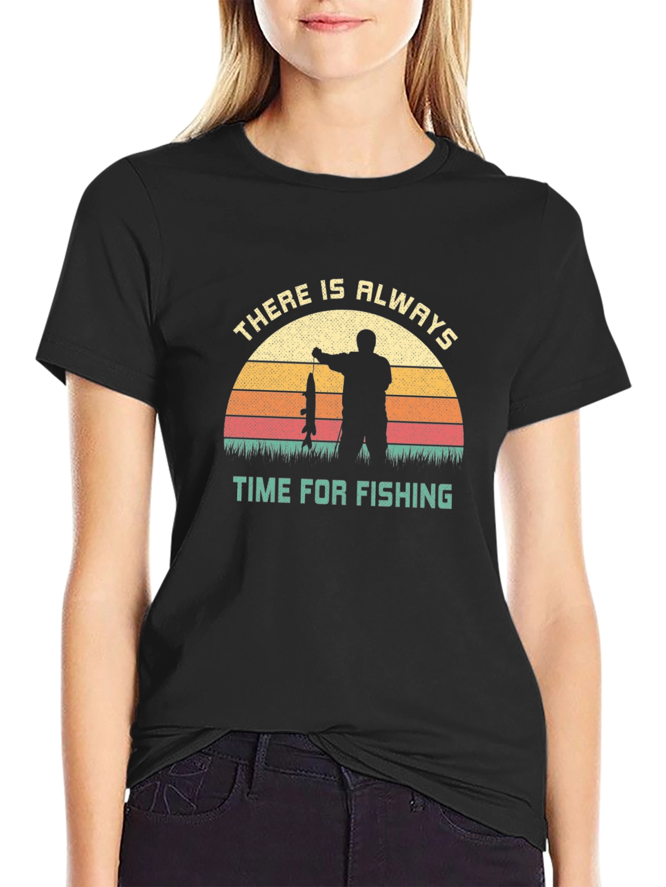 Time for Fishing Graphic Tee - Fisherman Gift