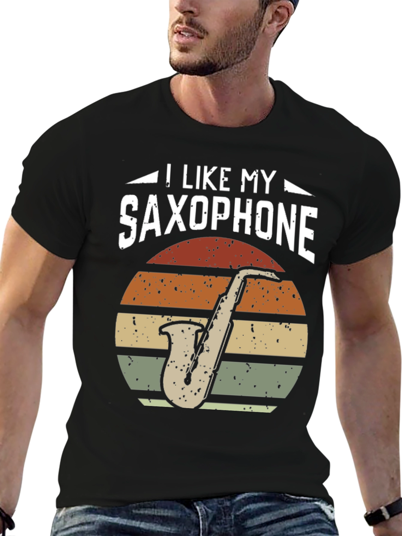 I Like My Saxophone T-Shirt - Musician Tee