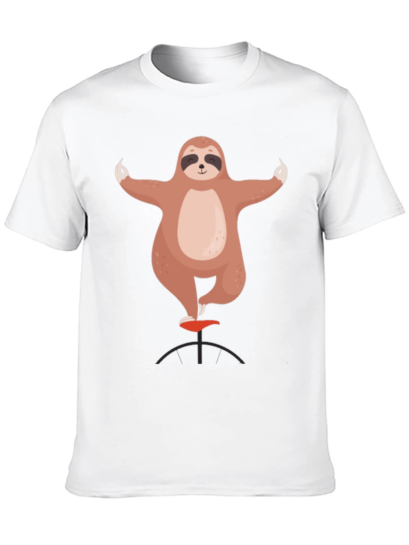 Sloth Yoga Balance Black Graphic Tee