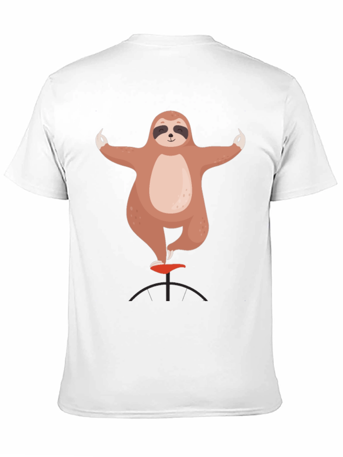 Sloth Yoga Balance Black Graphic Tee