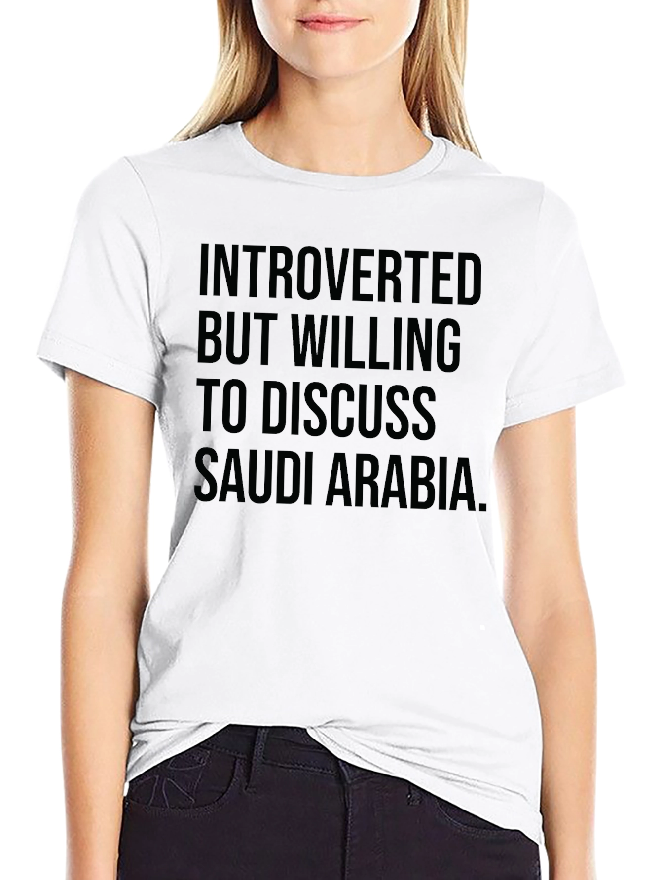 Introverted Saudi Arabia Discussion T-Shirt
