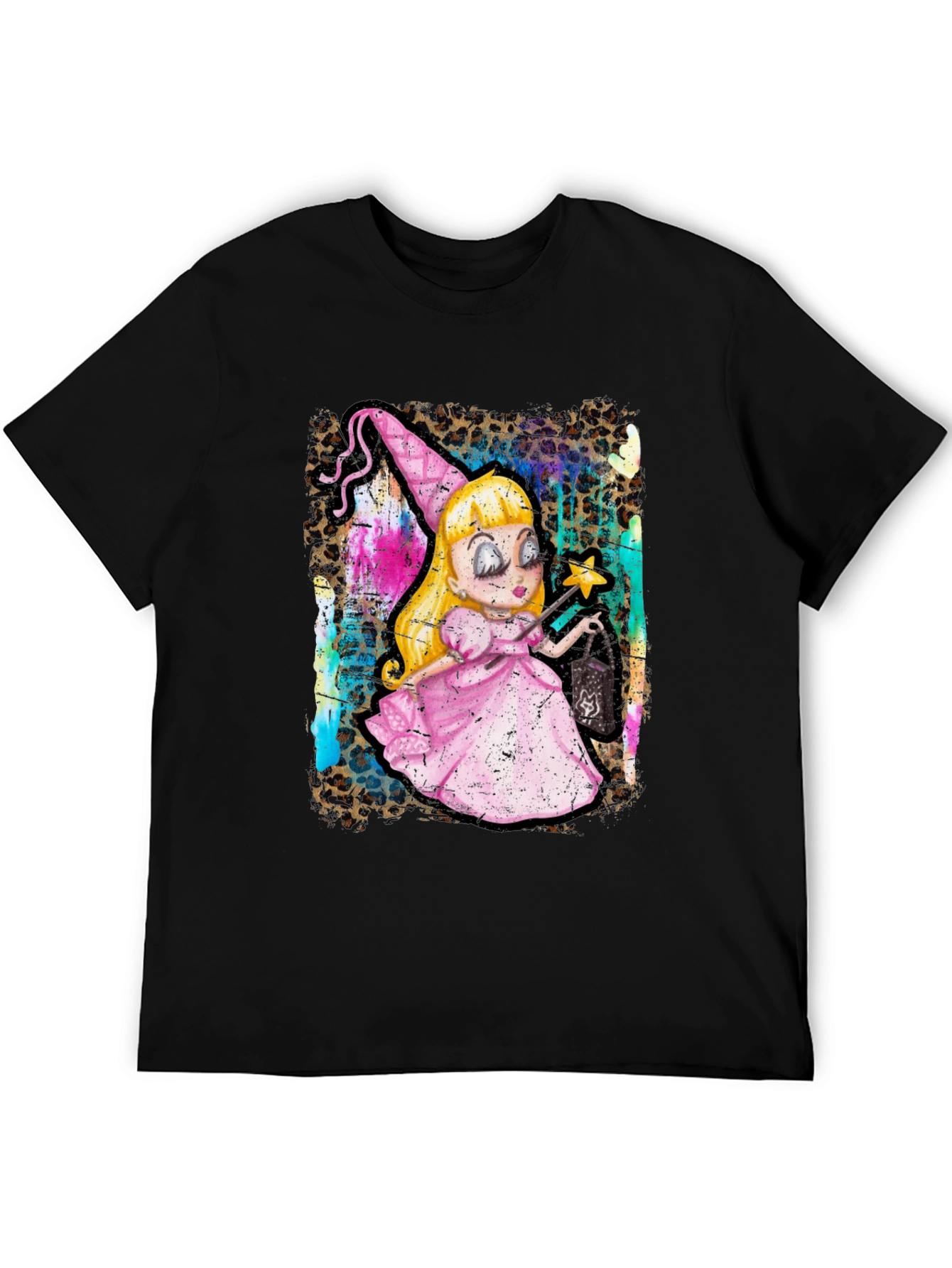 Whimsical Cartoon Witch T-Shirt