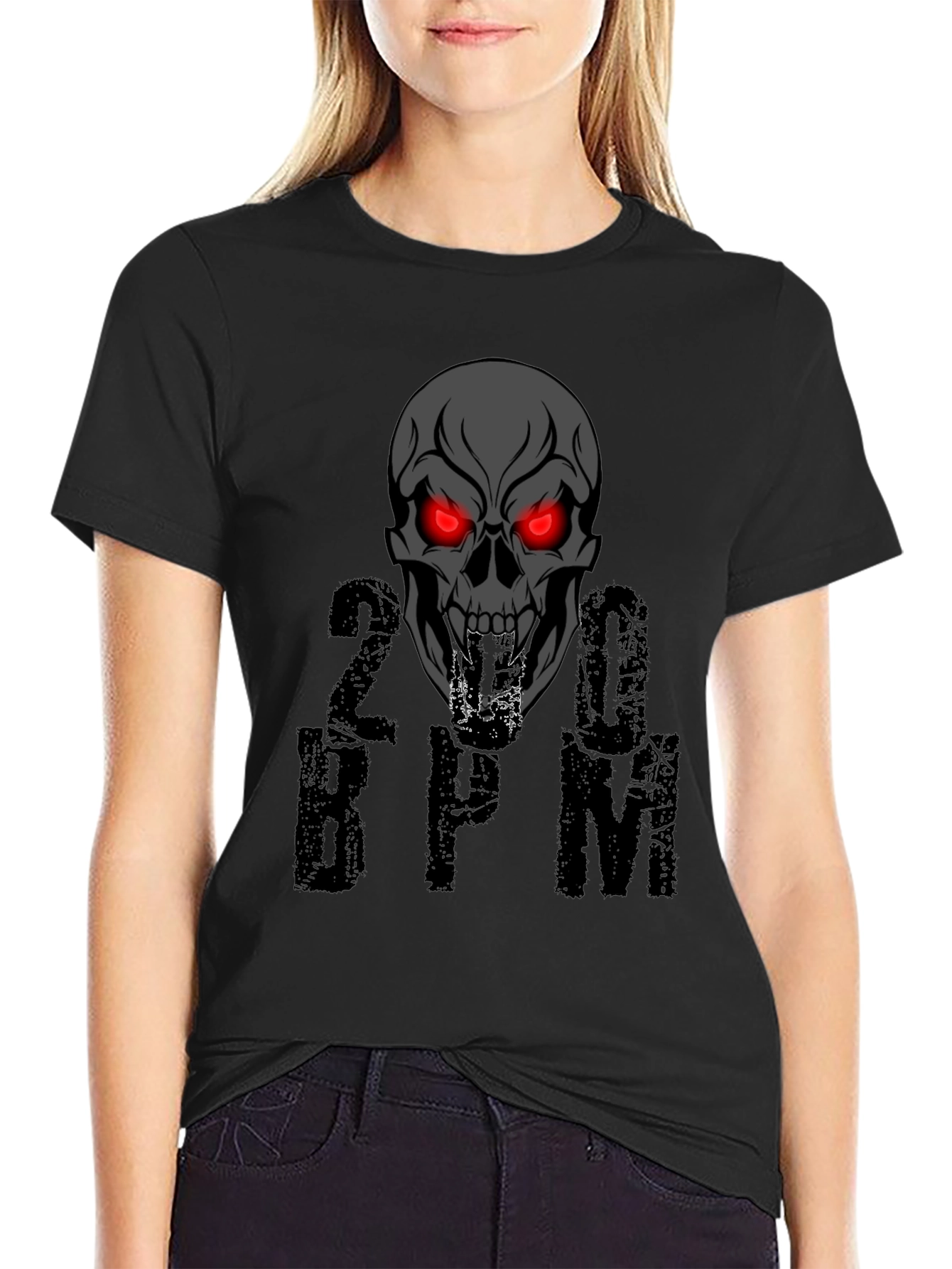 Skull 200 BPM Graphic T-Shirt