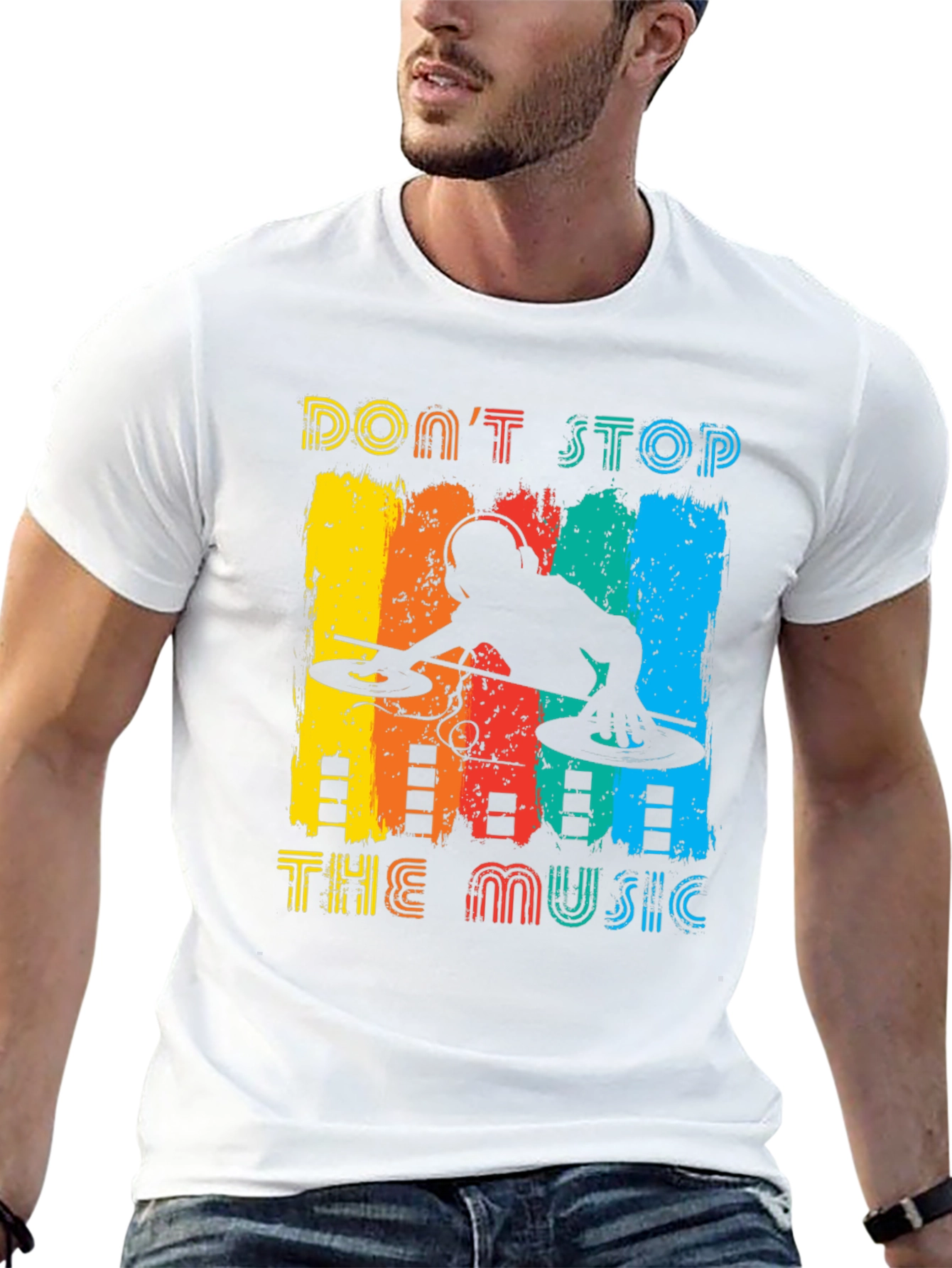Dont Stop the Music DJ Graphic T-Shirt