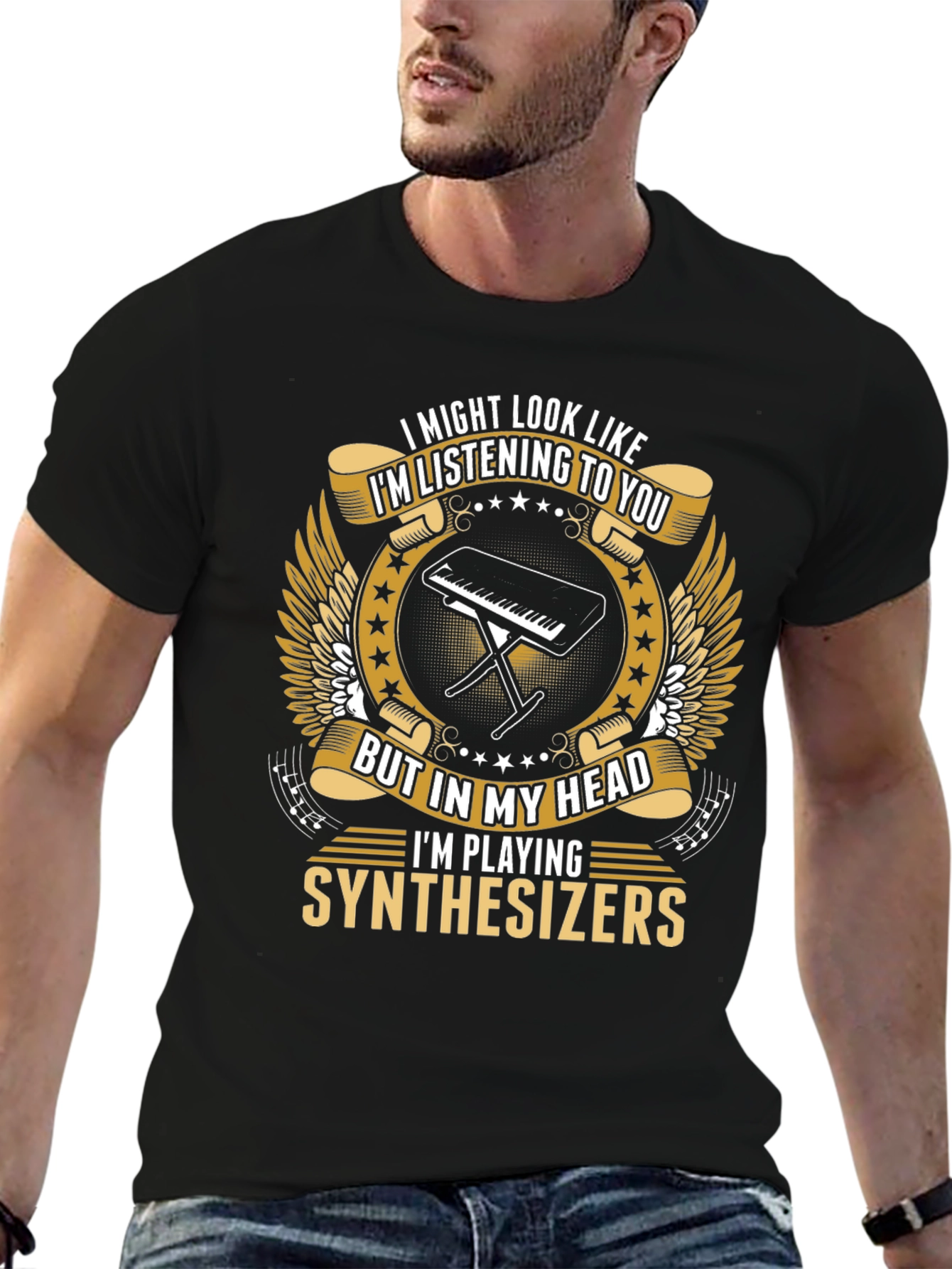 Synthesizer Player T-Shirt - Funny Musician Tee
