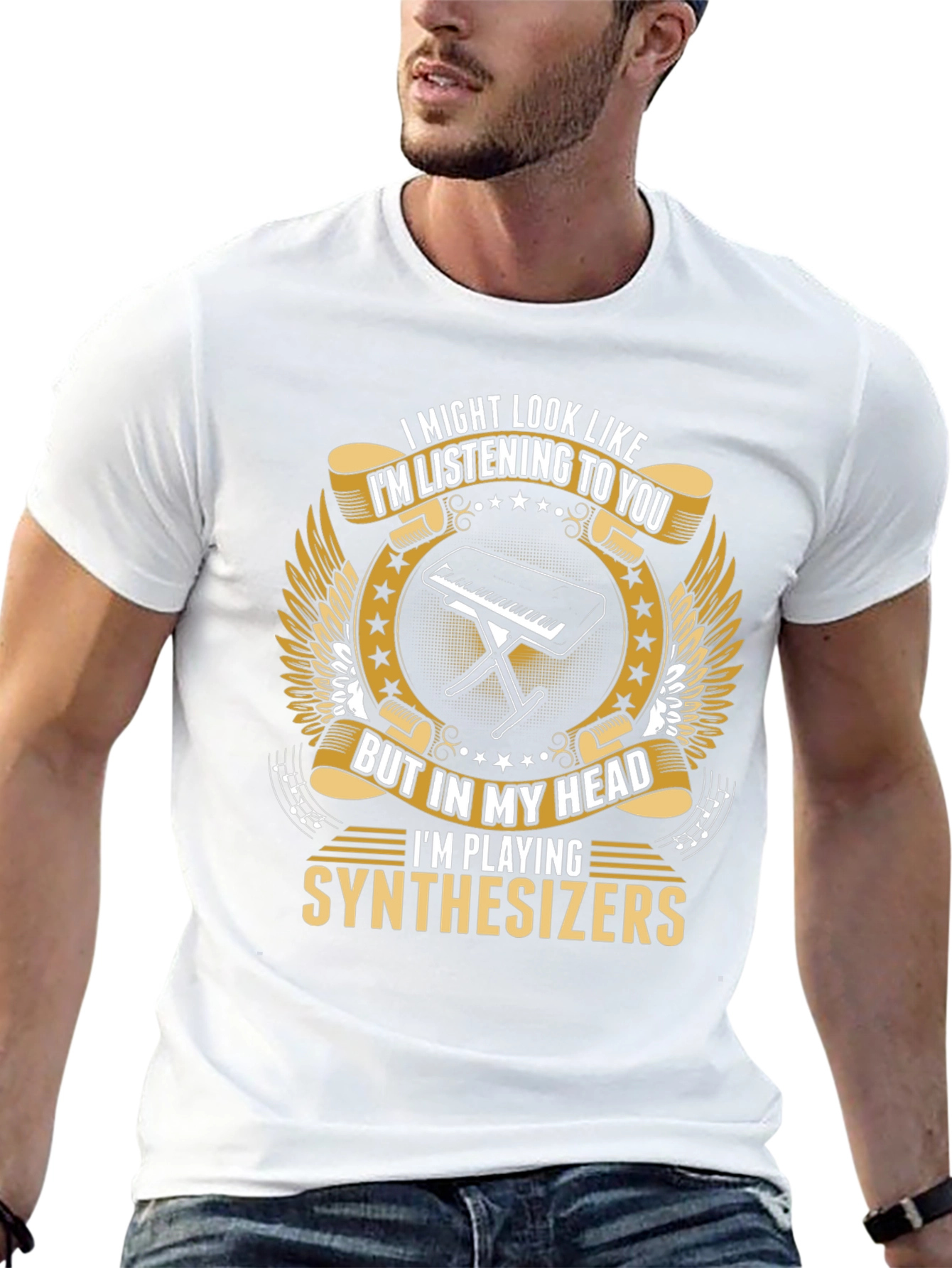 Synthesizer Player T-Shirt - Funny Musician Tee