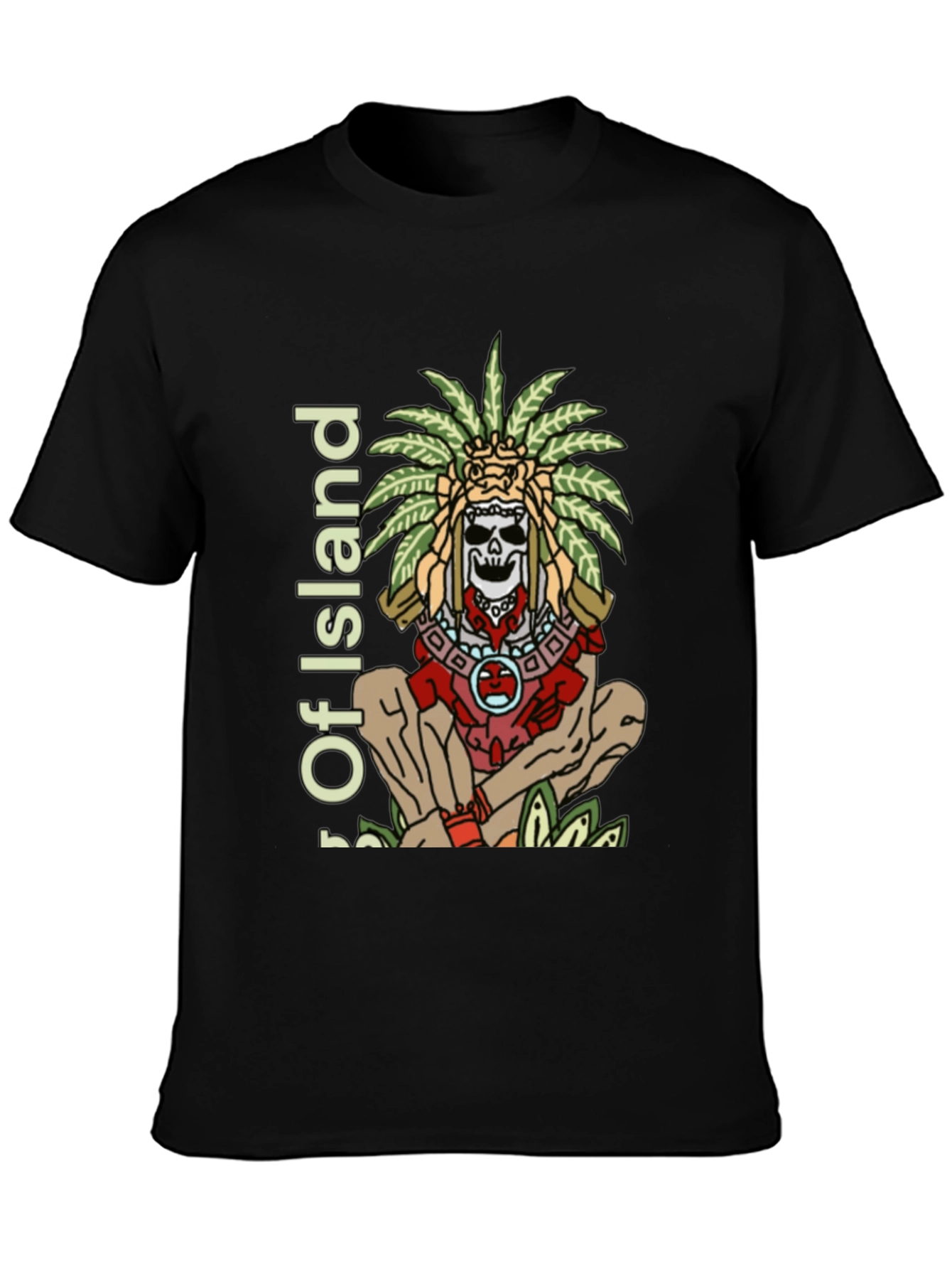 Island Skull Graphic T-Shirt
