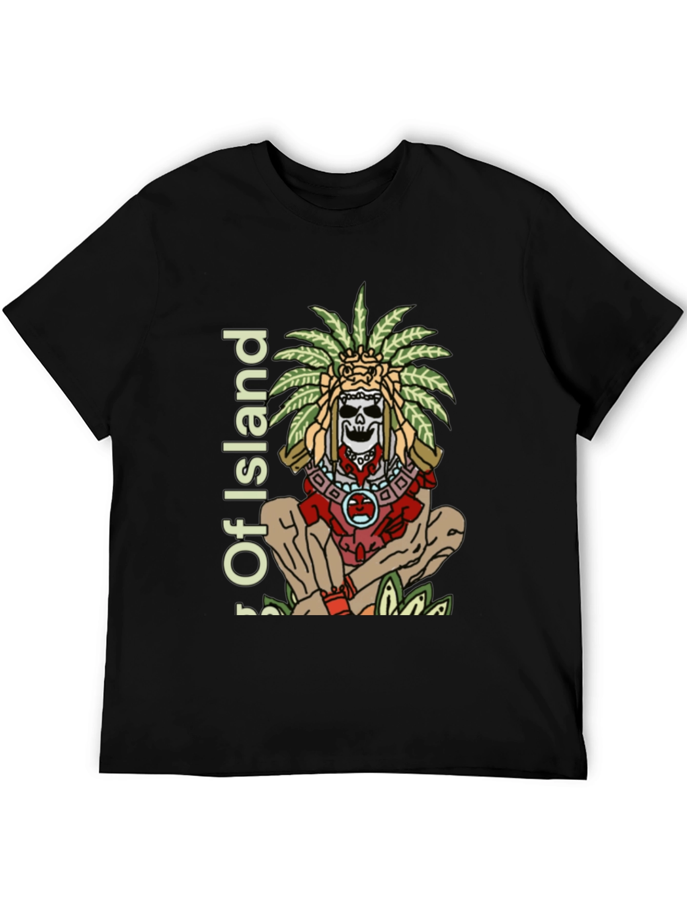 Island Skull Graphic T-Shirt