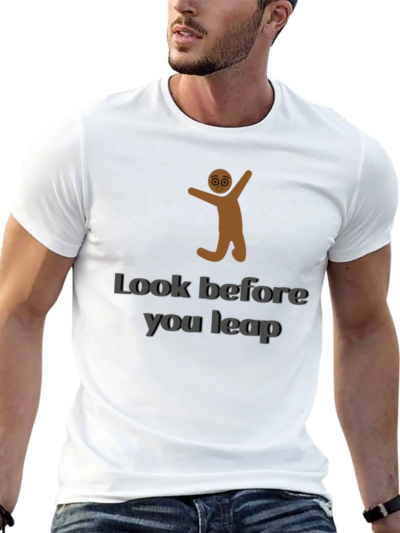Look Before You Leap Graphic T-Shirt