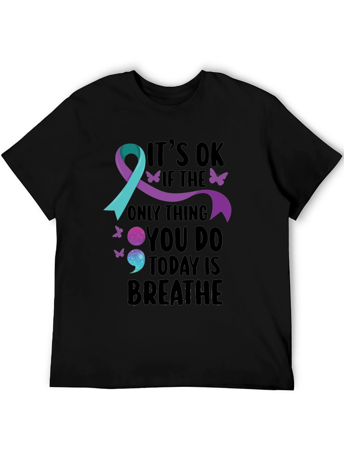 Its OK Breathe Mental Health Awareness T-Shirt