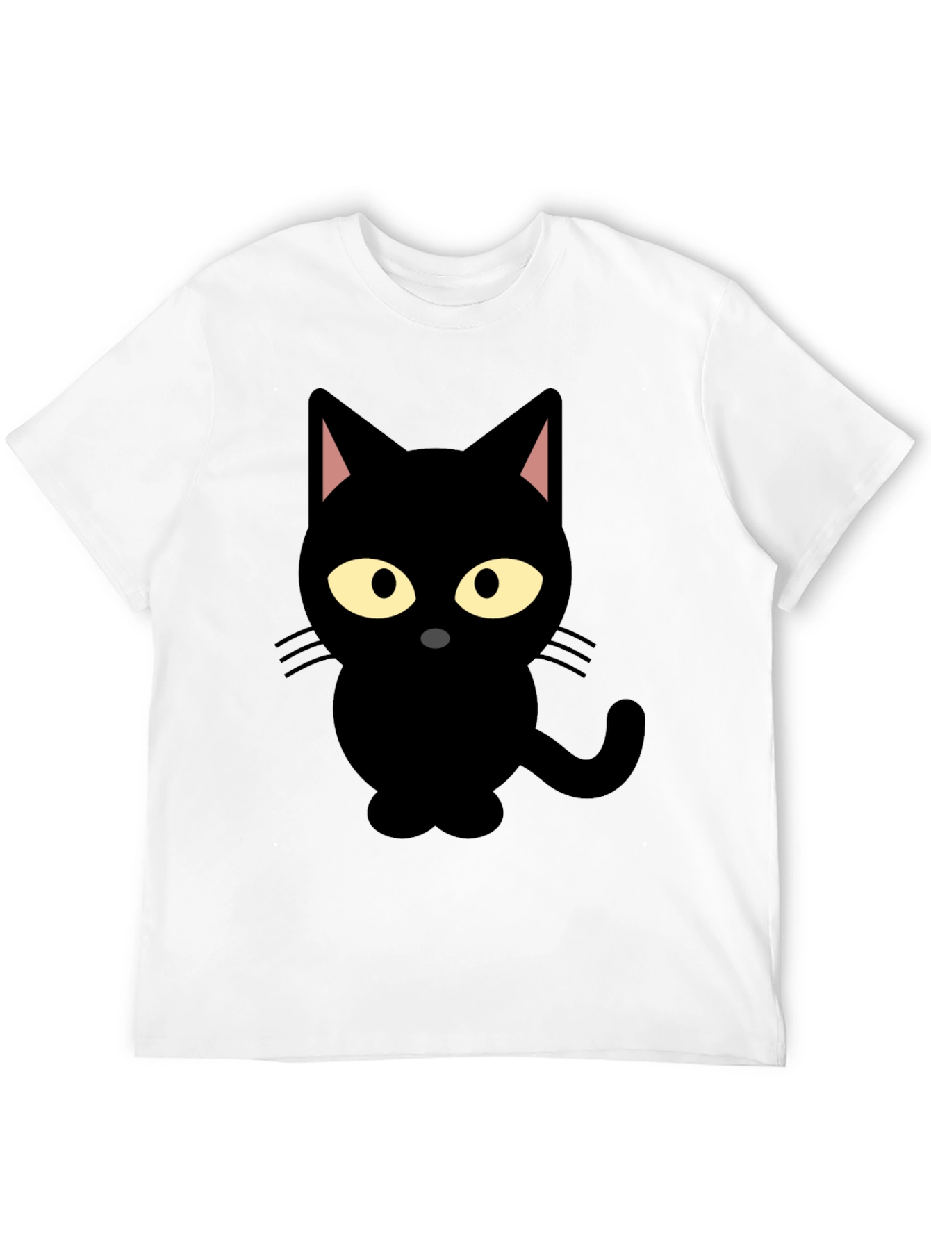 Black Cat Graphic Tee - Mens Short Sleeve