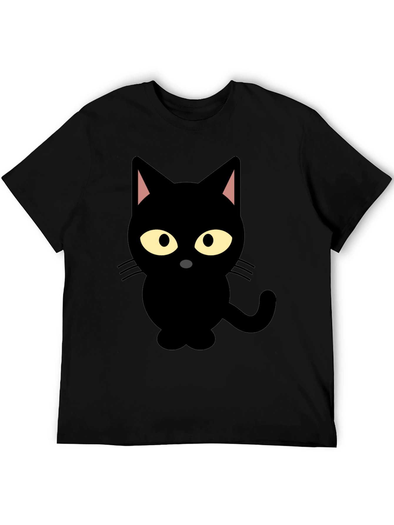 Black Cat Graphic Tee - Mens Short Sleeve