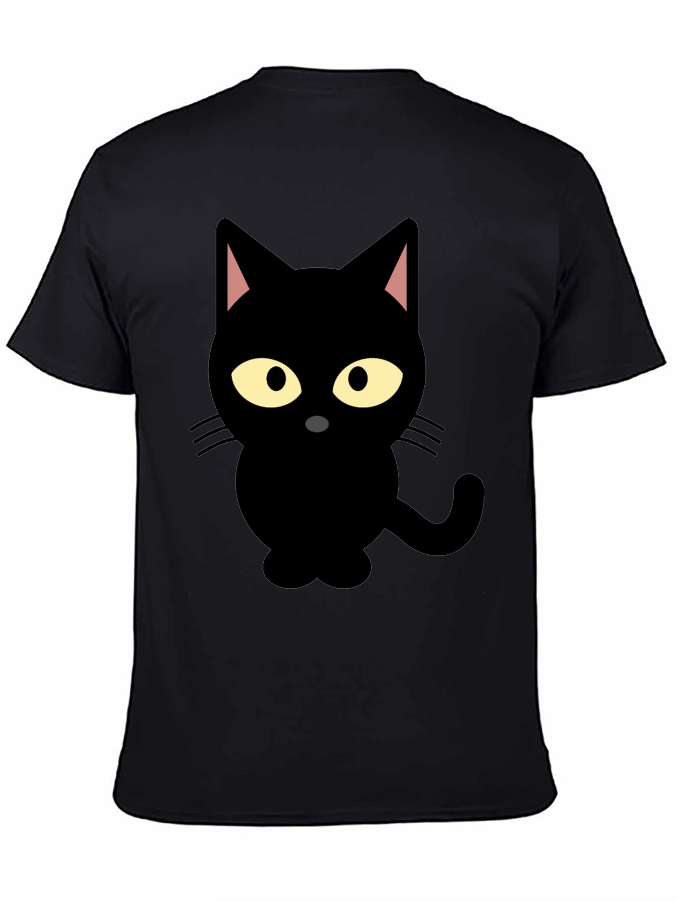 Black Cat Graphic Tee - Mens Short Sleeve