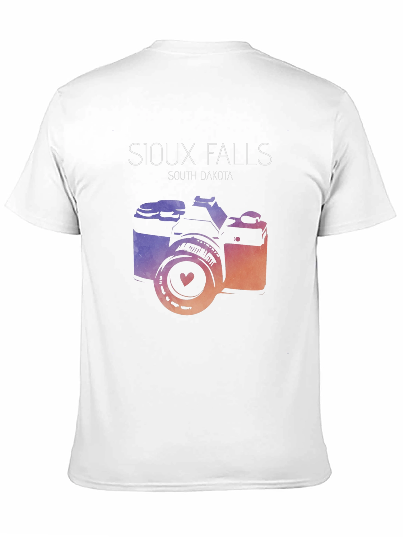 Sioux Falls South Dakota Camera Graphic T-Shirt