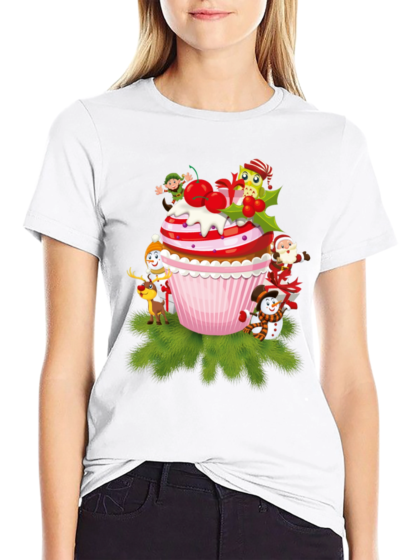 Christmas Cupcake T-Shirt