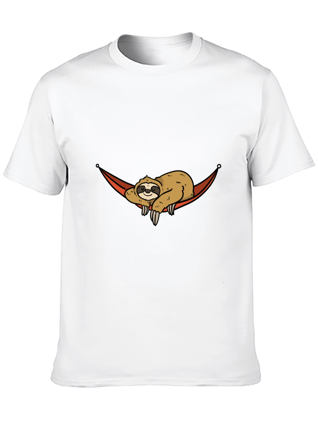 Sloth Hammock Graphic Tee - Relaxed Style