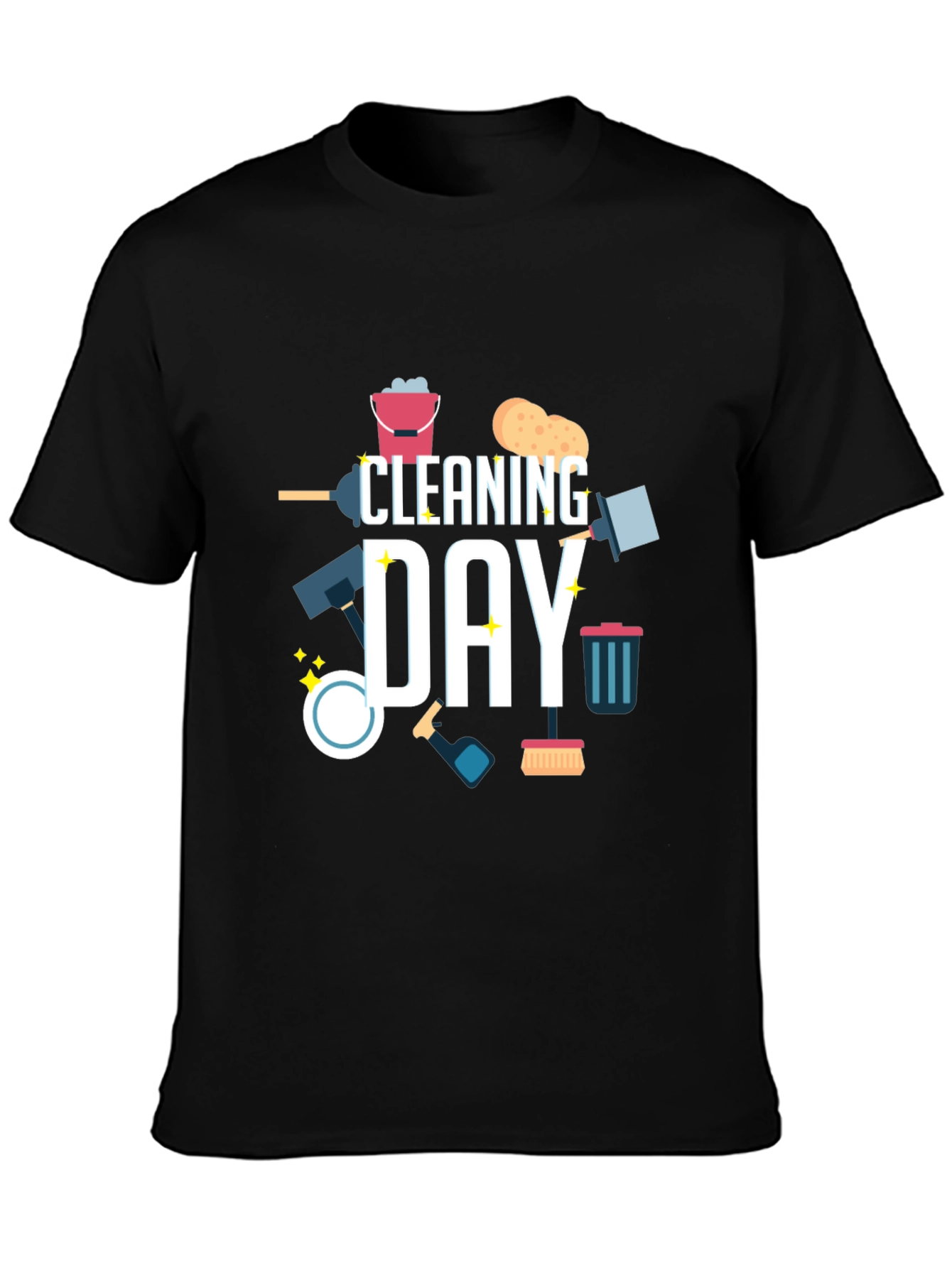 Cleaning Day Graphic T-Shirt