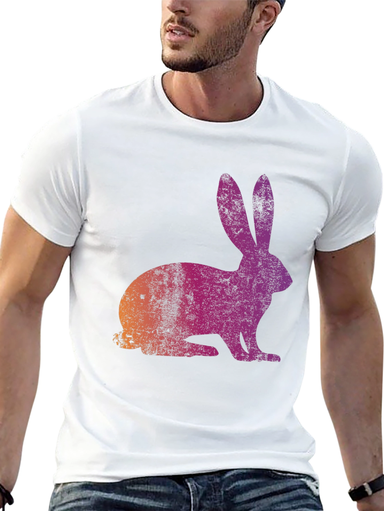 Retro Rabbit Graphic Tee