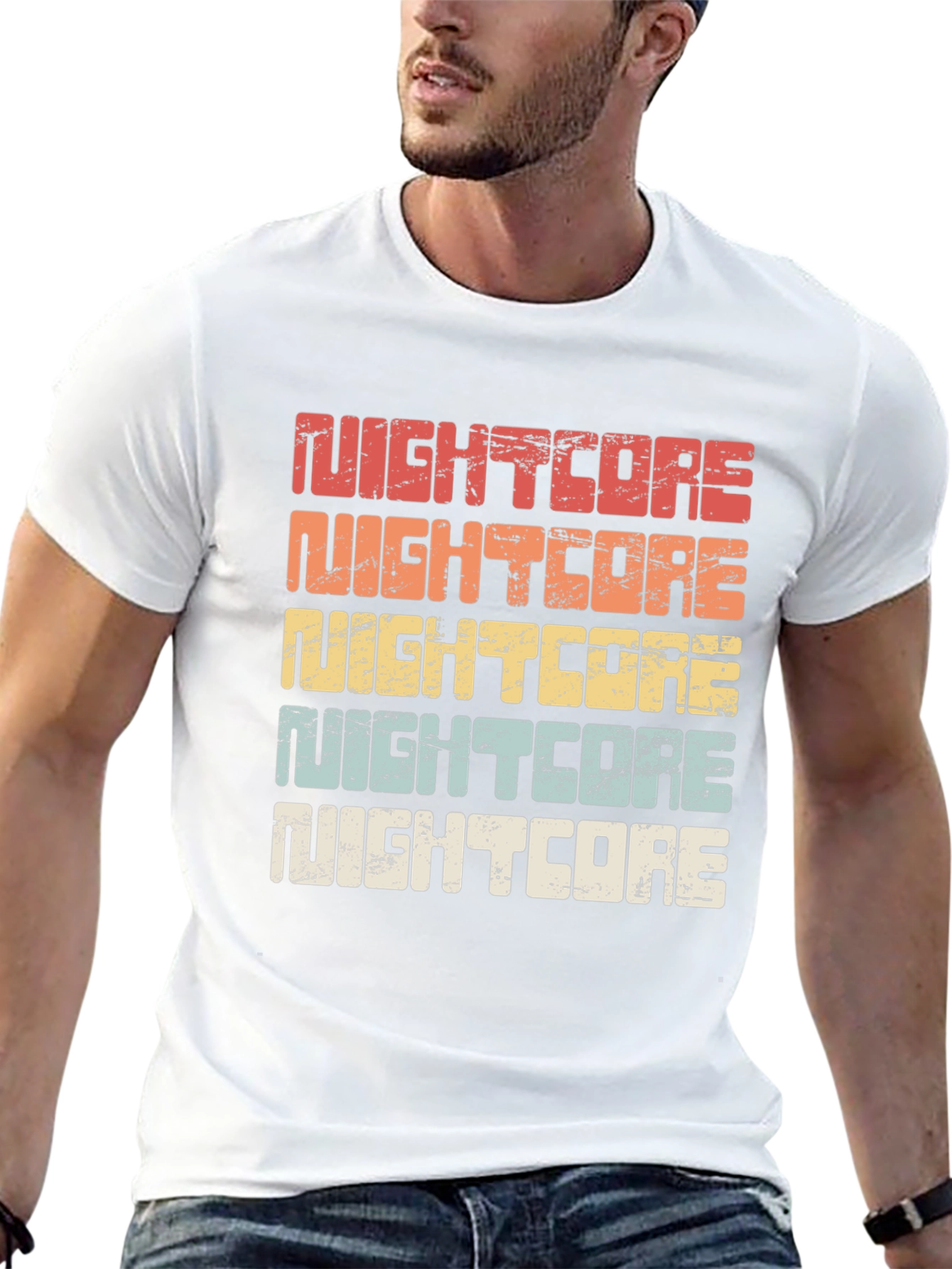 Retro Nightcore Music Fan T-Shirt