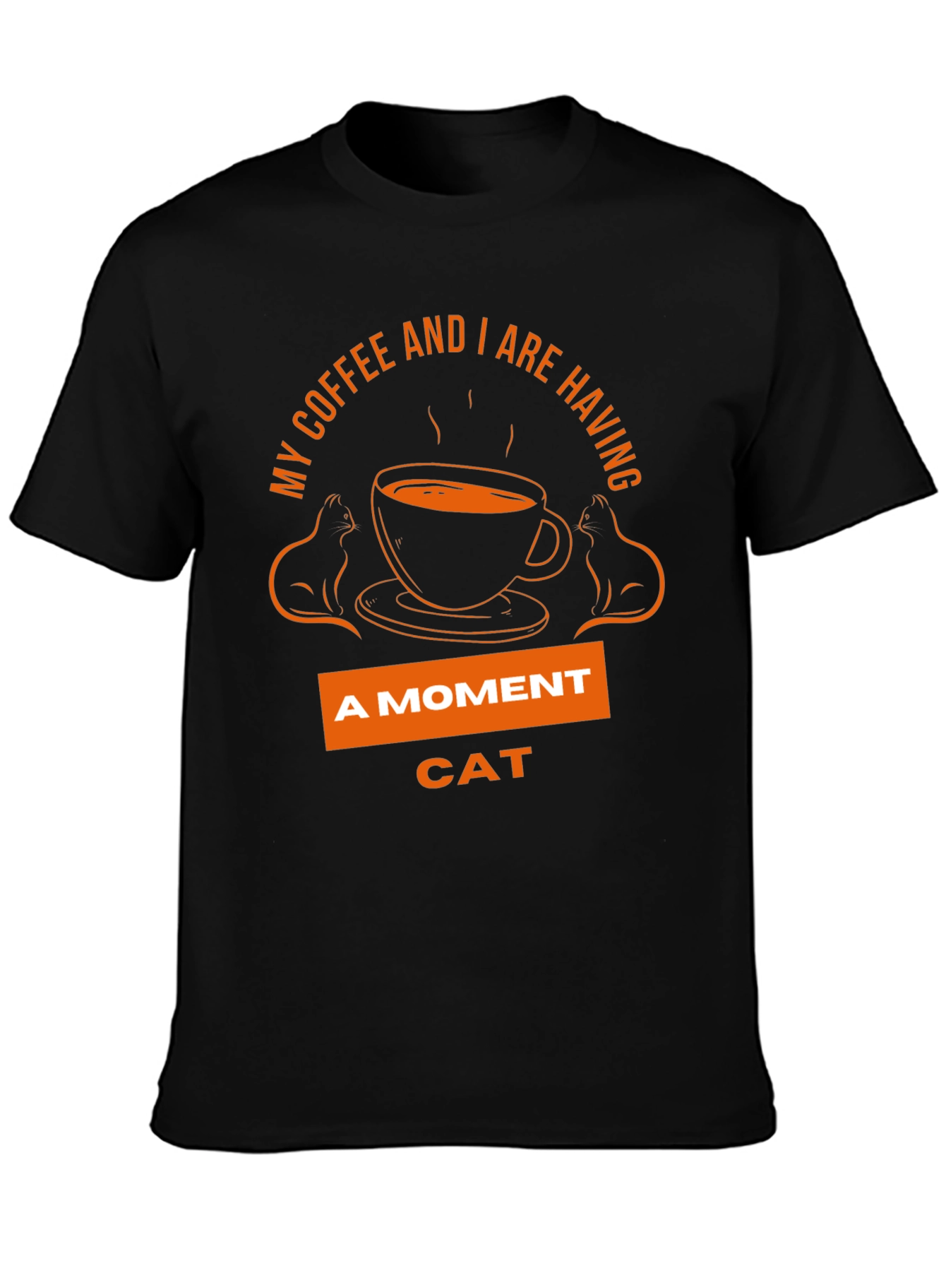 Coffee & Cat Lover T-Shirt - A Moment Cat