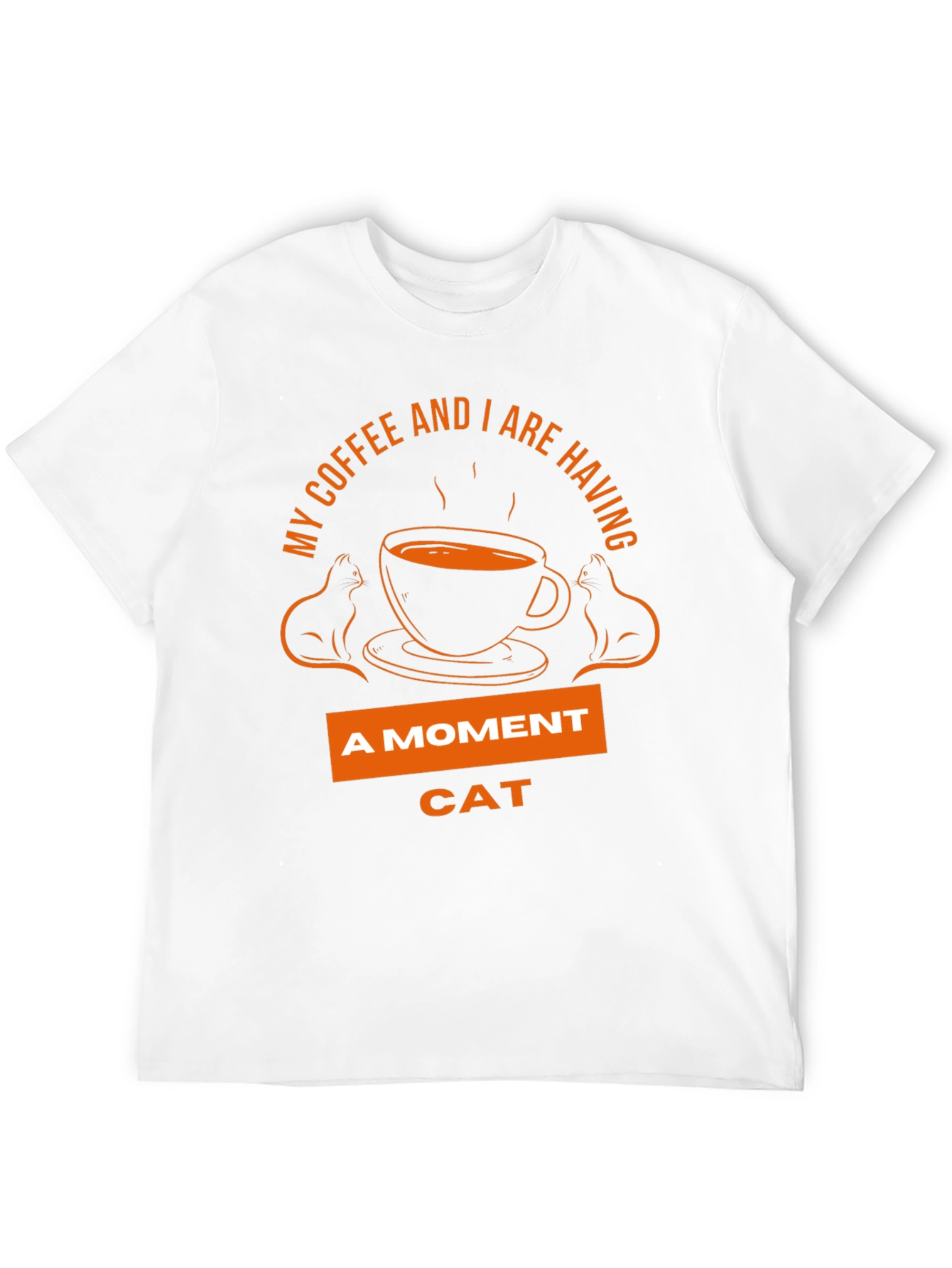 Coffee & Cat Lover T-Shirt - A Moment Cat
