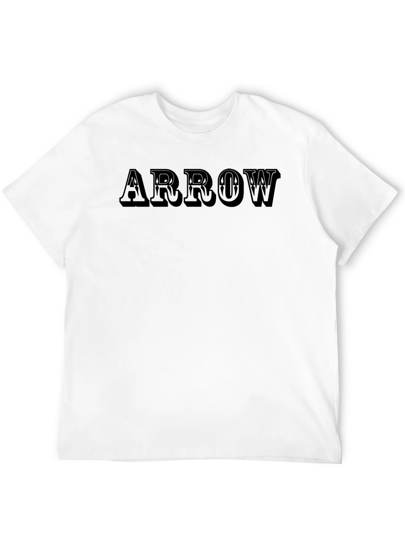 ARROW Graphic T-Shirt - Solid Black