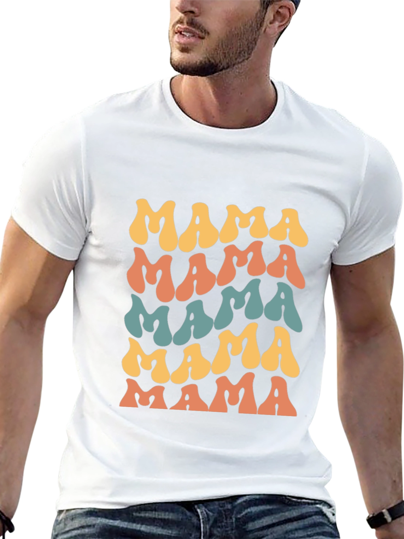 Retro Mama T-Shirt - Groovy Mom Tee