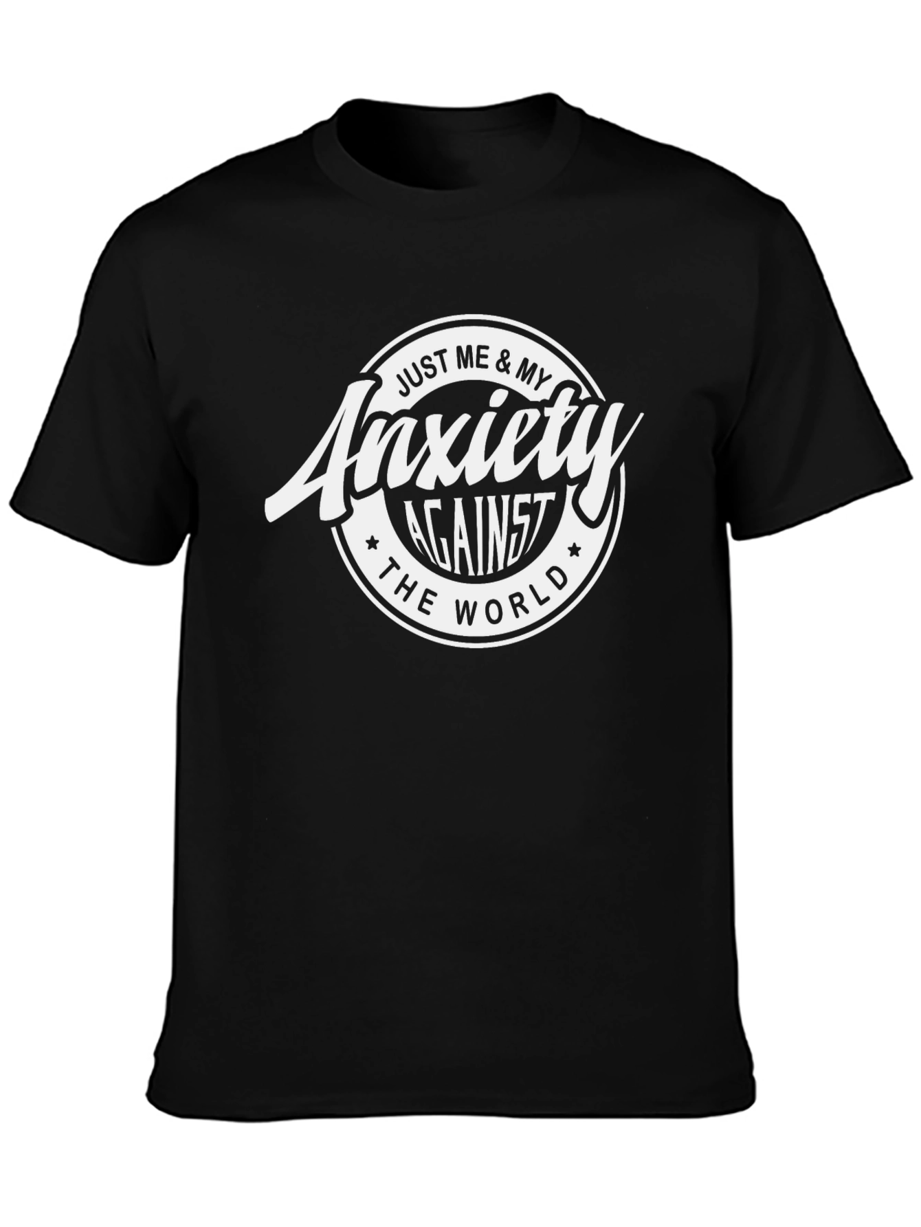Anxiety Against The World Graphic Tee