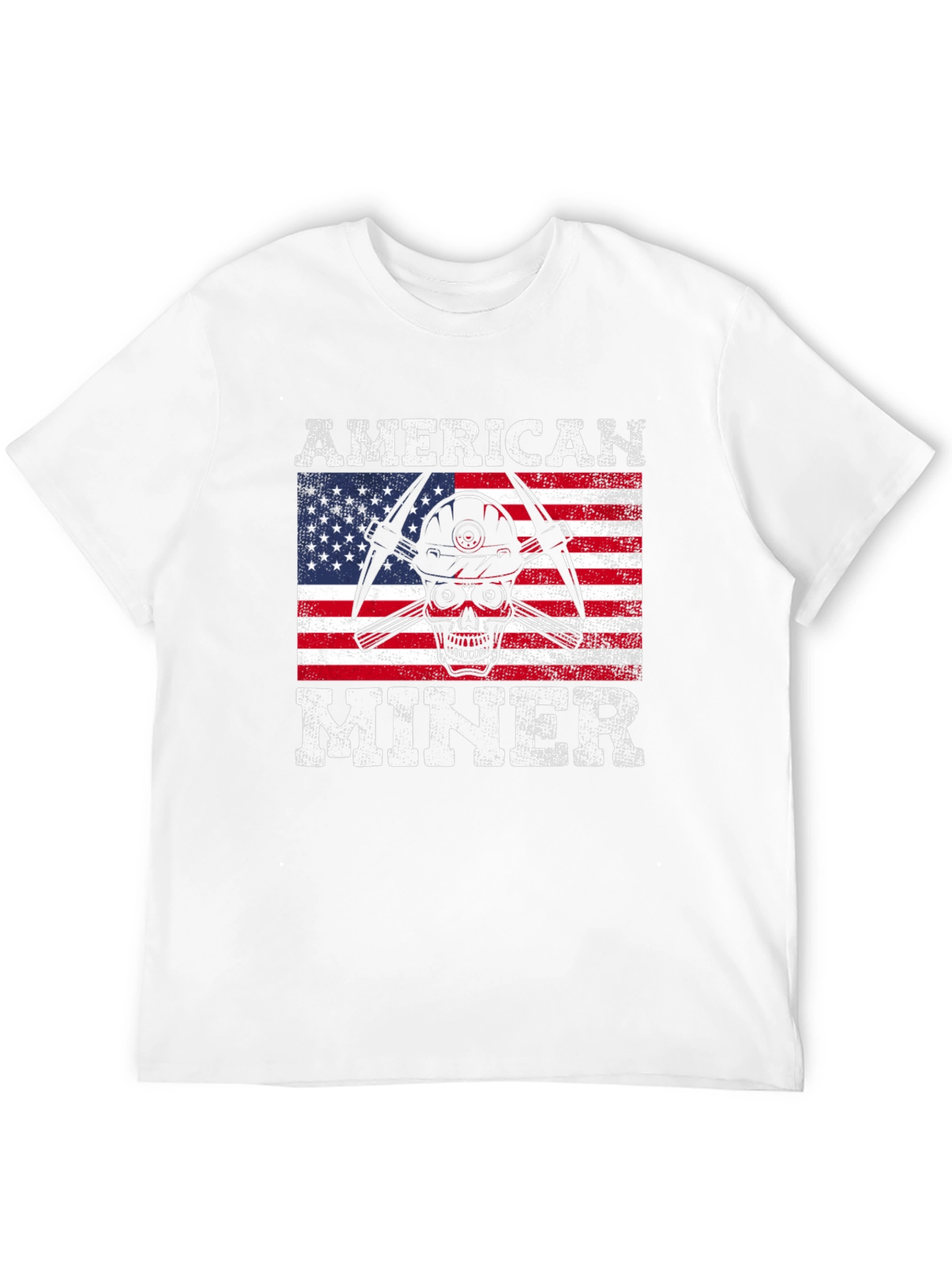 American Miner Skull Graphic Tee