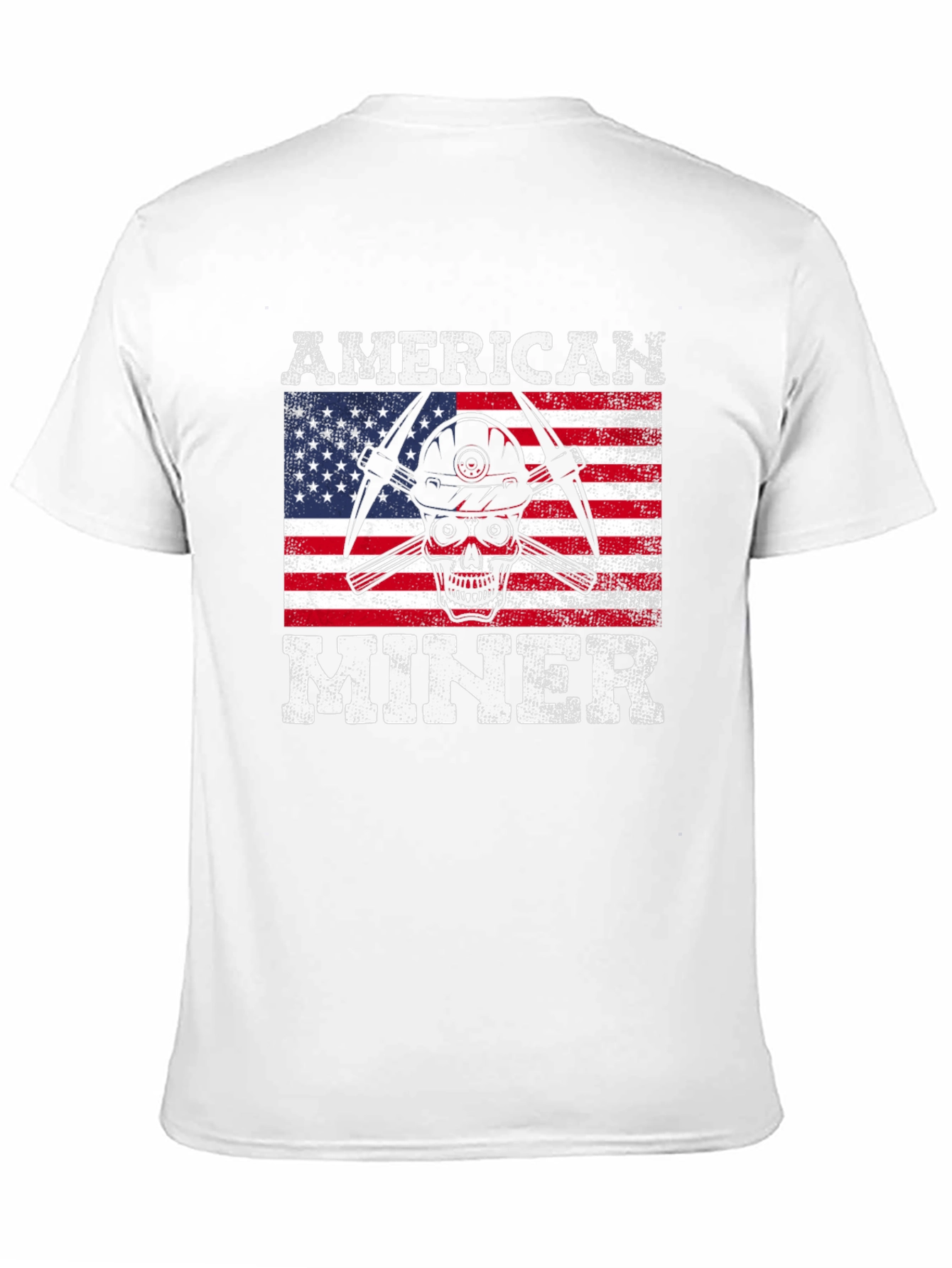 American Miner Skull Graphic Tee