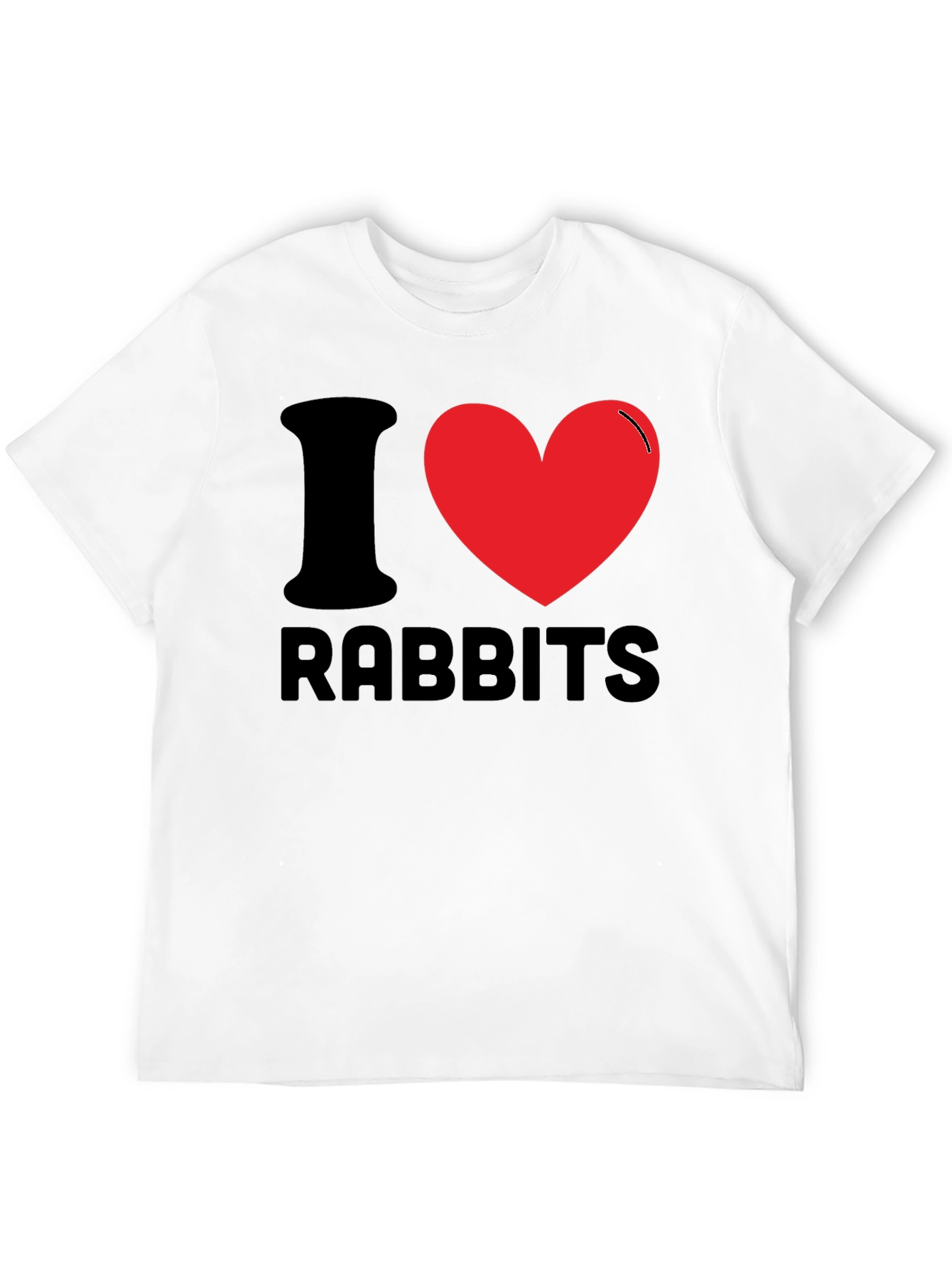 I Love Rabbits T-Shirt - Fun Novelty Tee