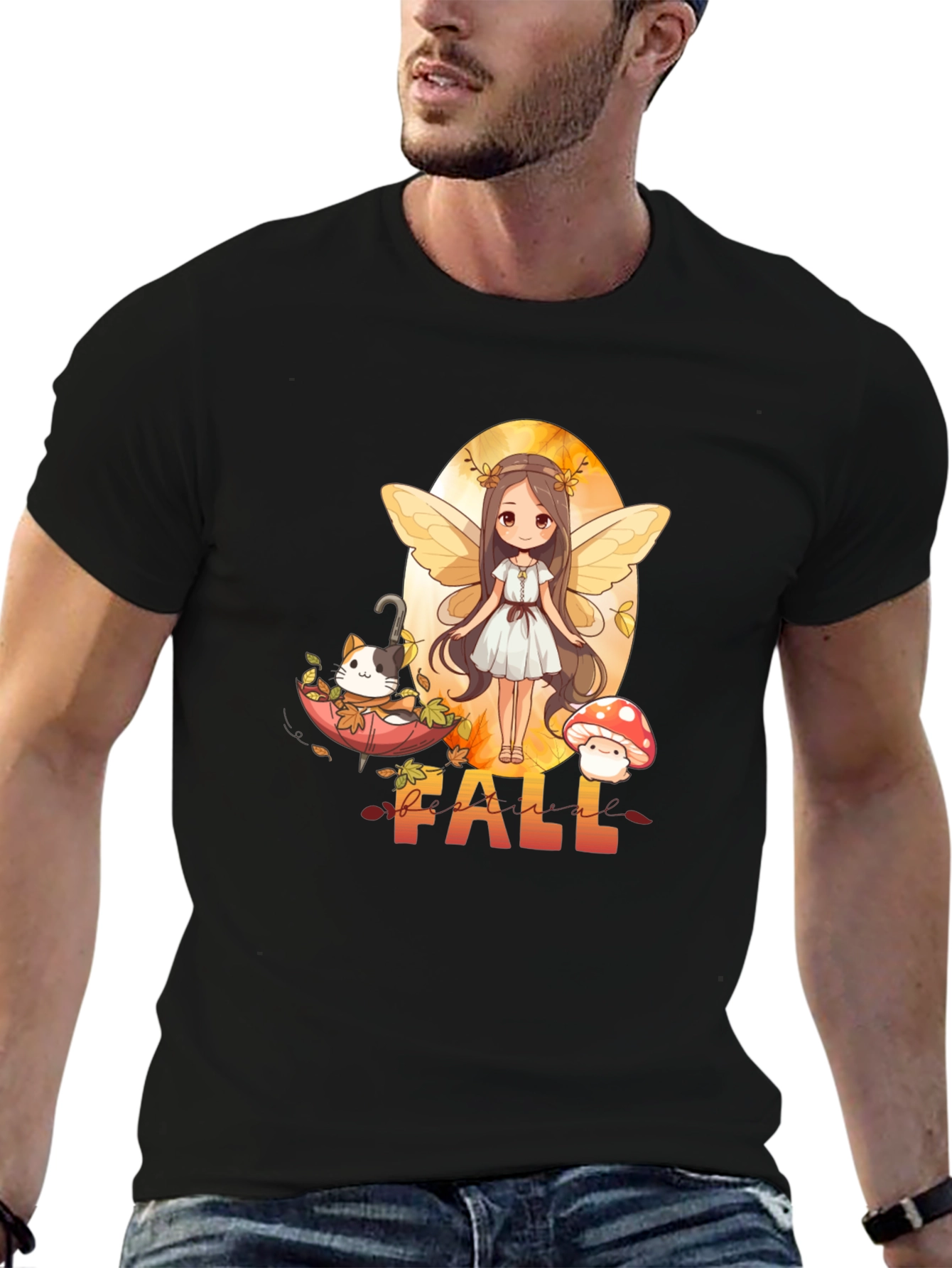 Fall Fairy Graphic T-Shirt
