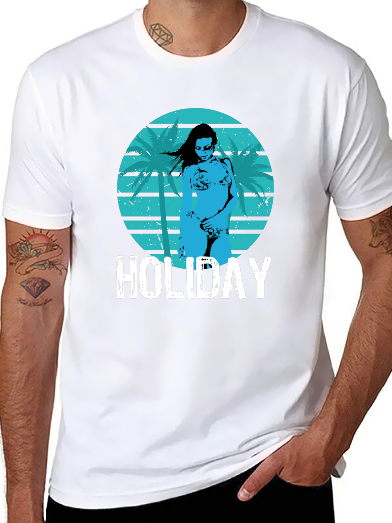 Holiday Beach Graphic Tee - Cool Summer Vibes