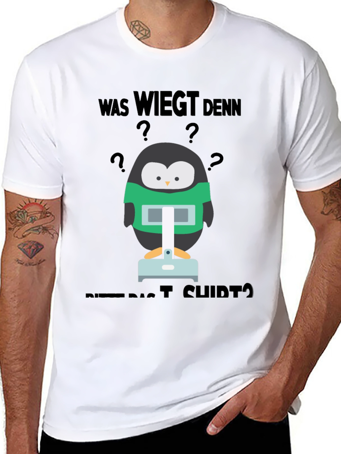 Penguin Weight Shirt Funny T-Shirt