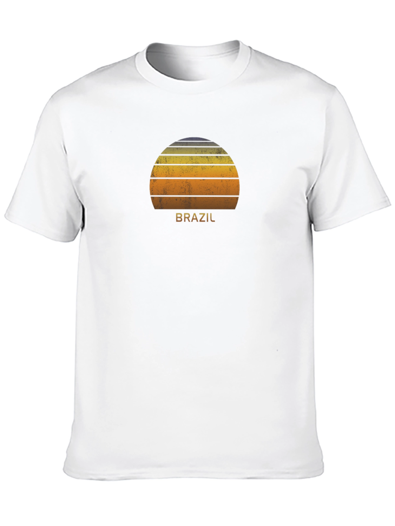 Brazil Sunset Graphic Tee - Retro Style