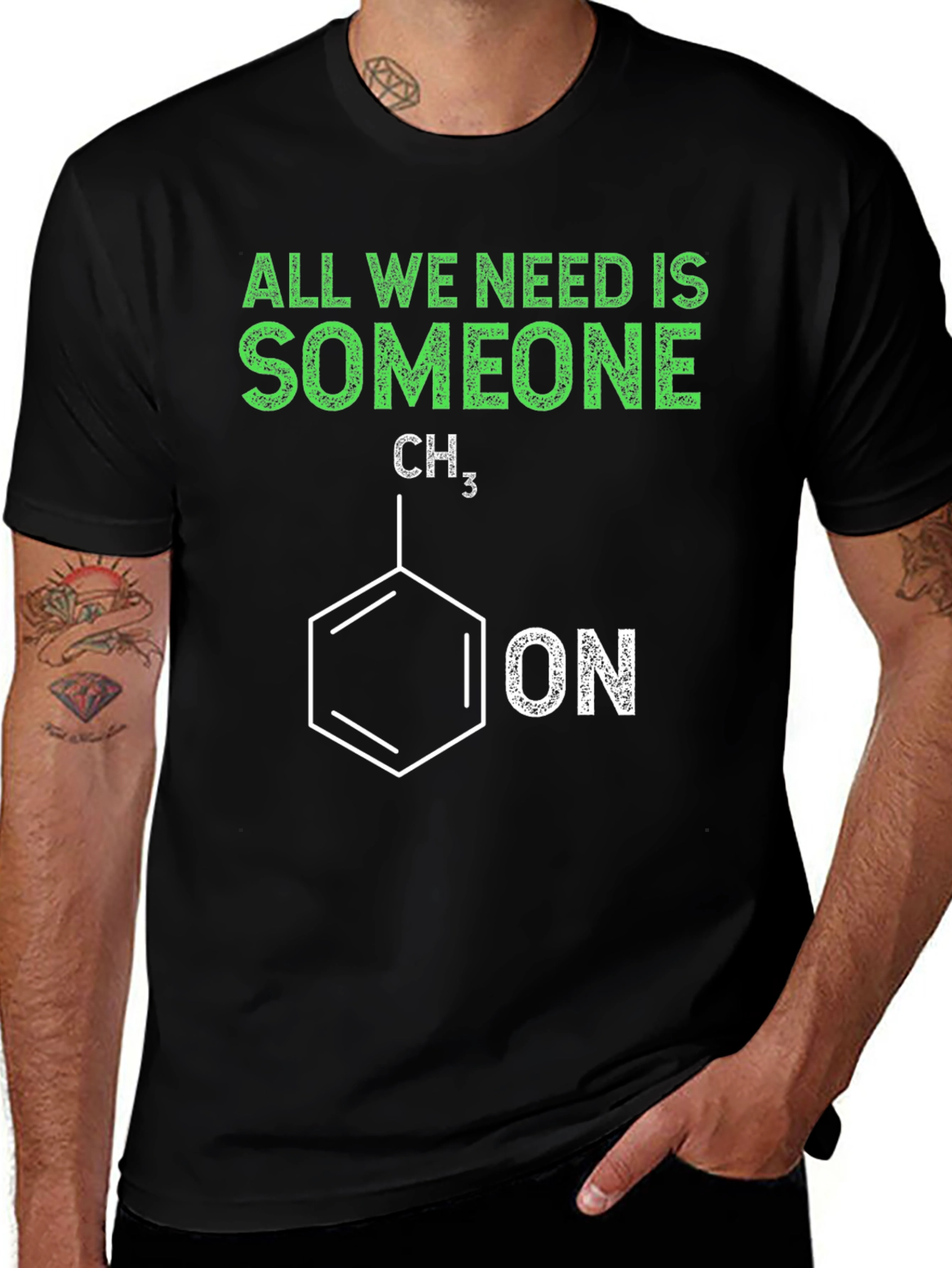 Funny Chemistry T-Shirt - All We Need is Someone