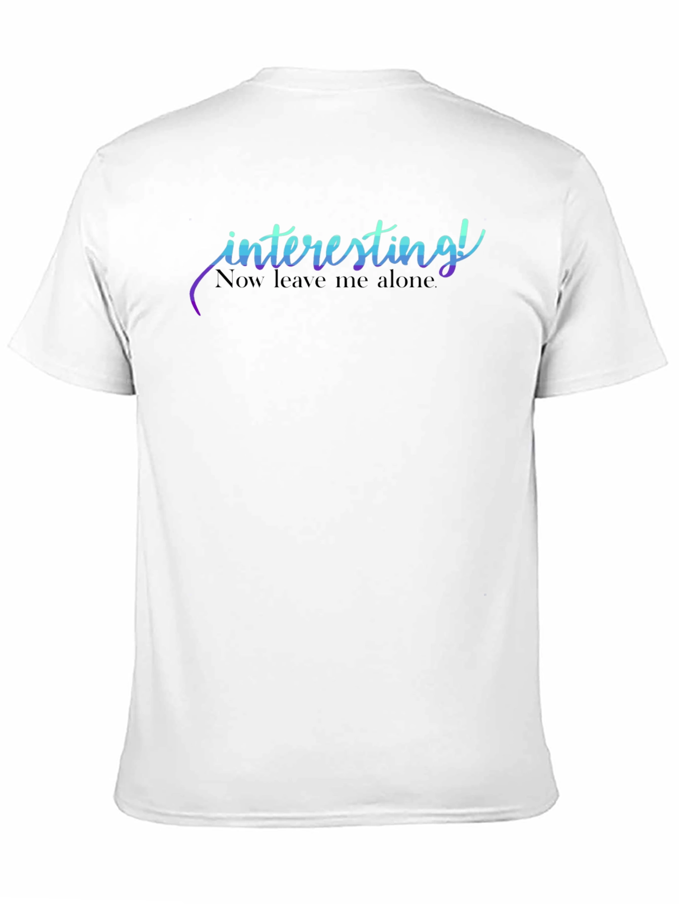 Interesting Graphic Tee - Unisex Black T-Shirt
