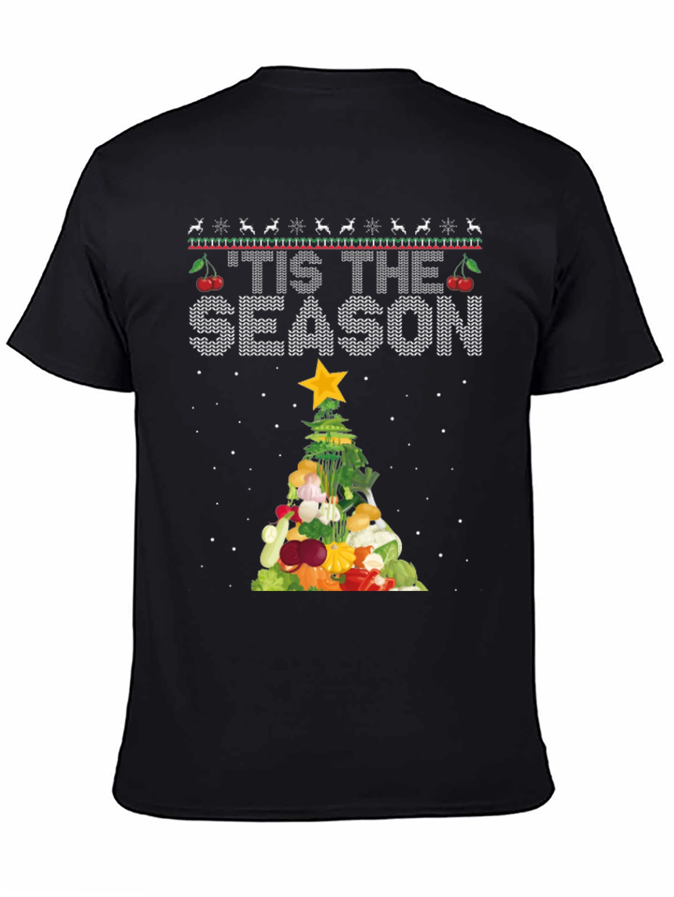 Tis The Season Vegetable Christmas Tree T-Shirt